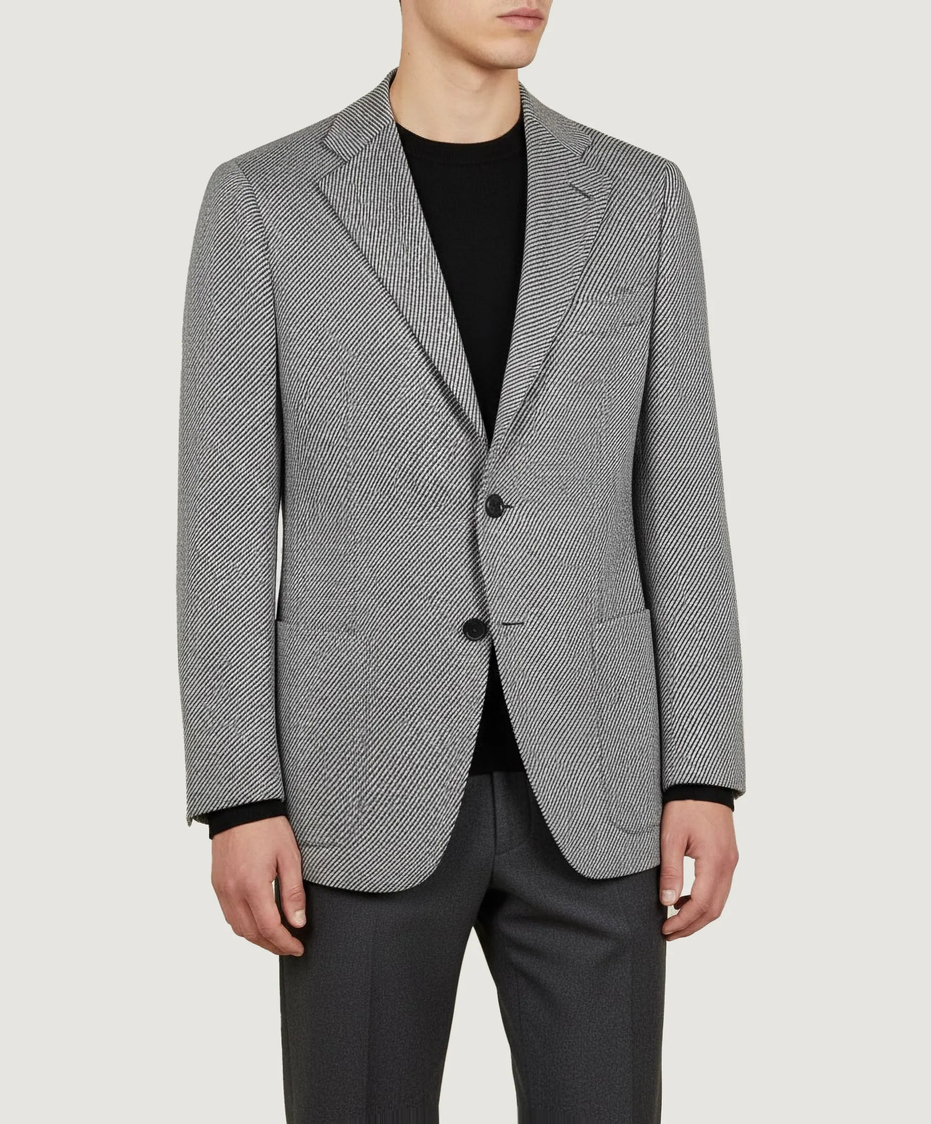 Twill Cashmere Jasje - Grijs sold by Pauw Amsterdam product image thumbnail 3