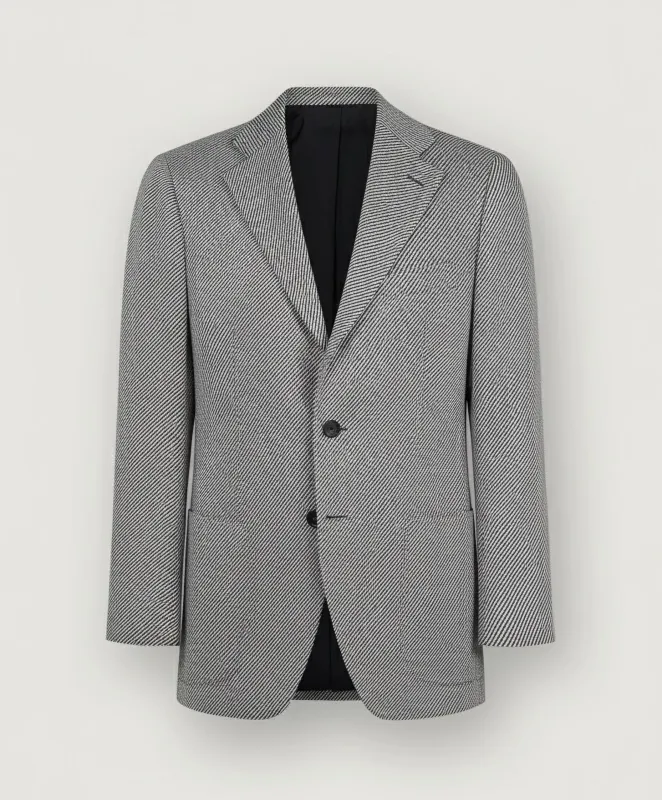 Twill Cashmere Jasje - Grijs sold by Pauw Amsterdam