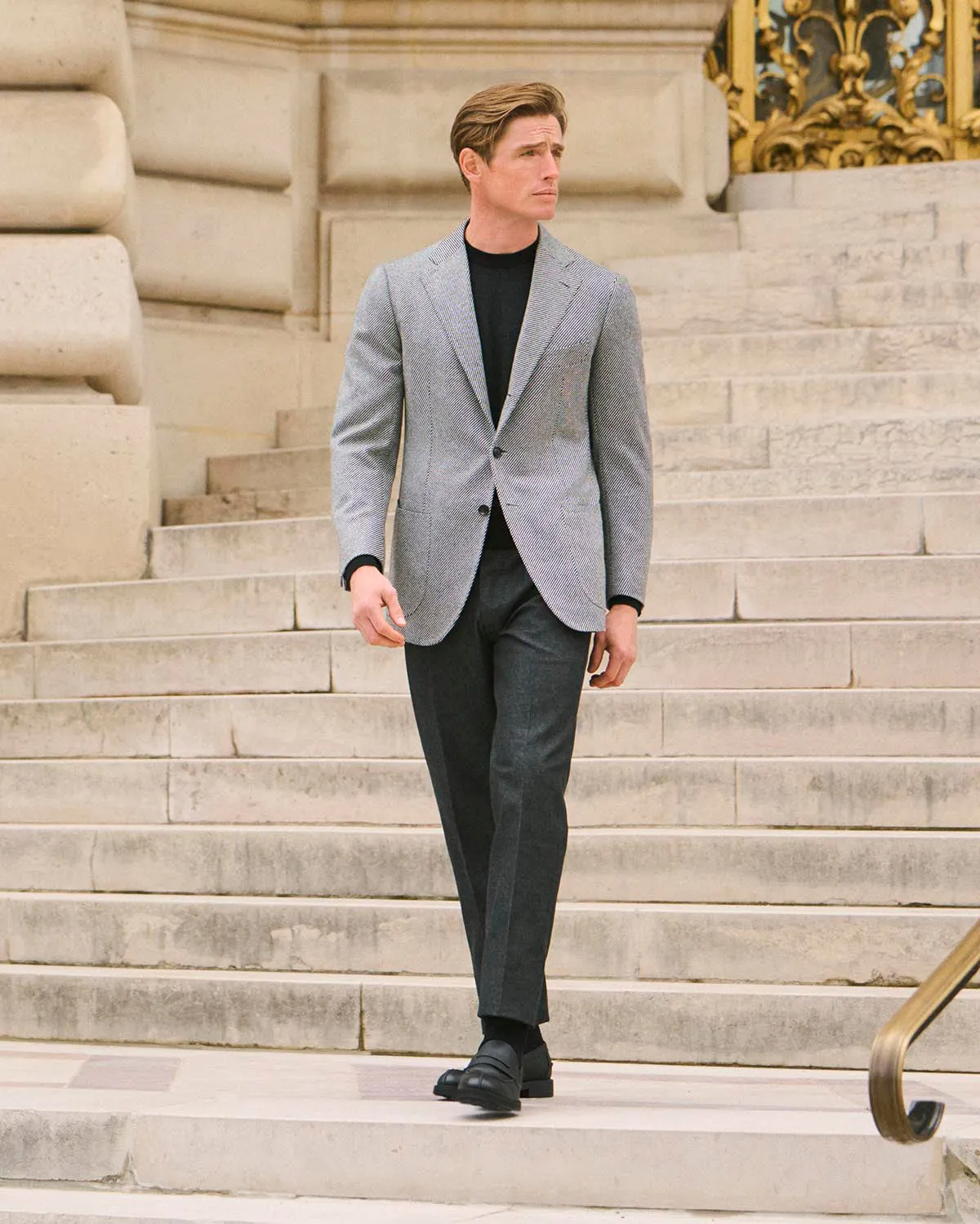 Twill Cashmere Jasje - Grijs sold by Pauw Amsterdam product image thumbnail 2