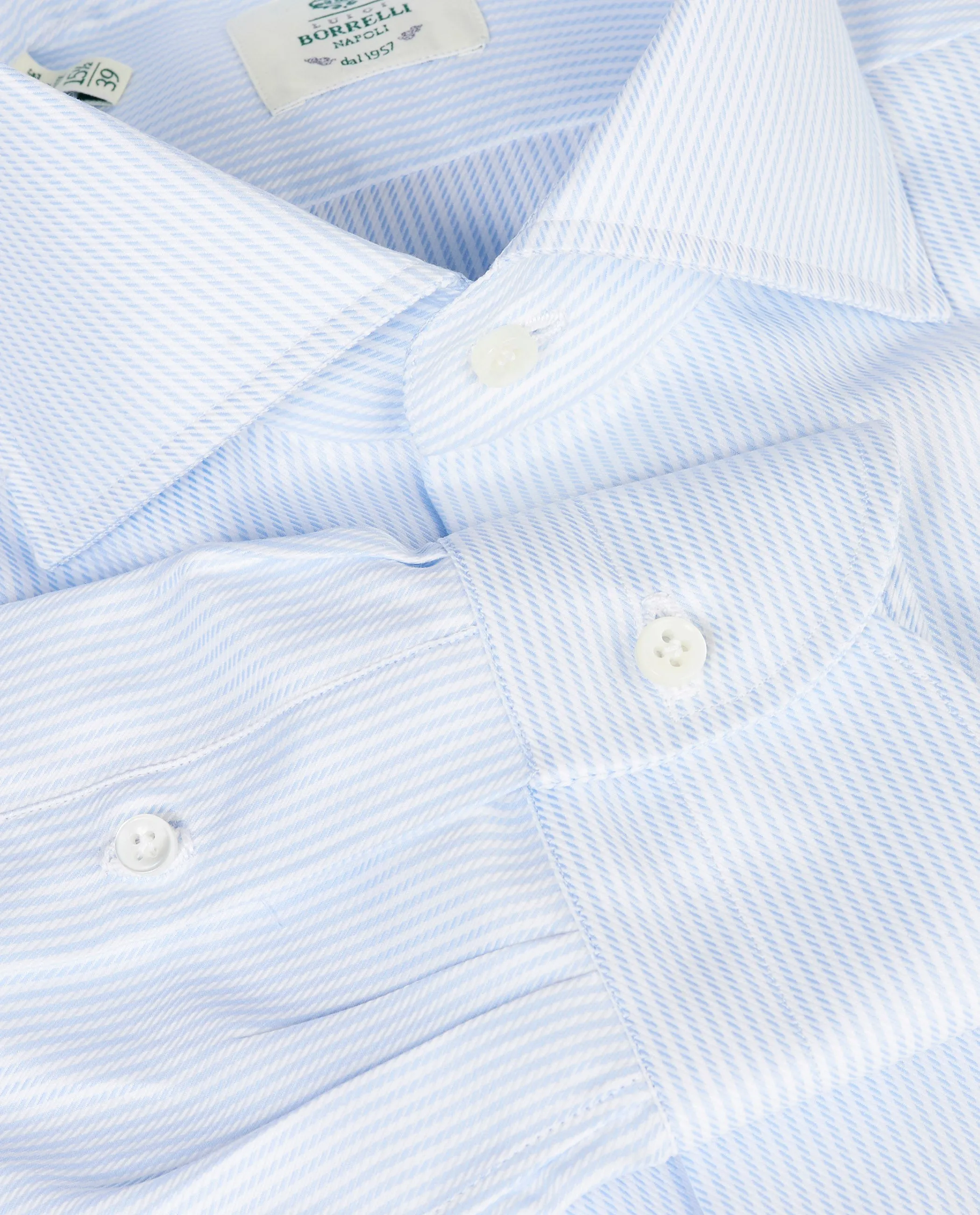 Twill Katoenen Shirt - Lichtblauw sold by Pauw Amsterdam product image thumbnail 3