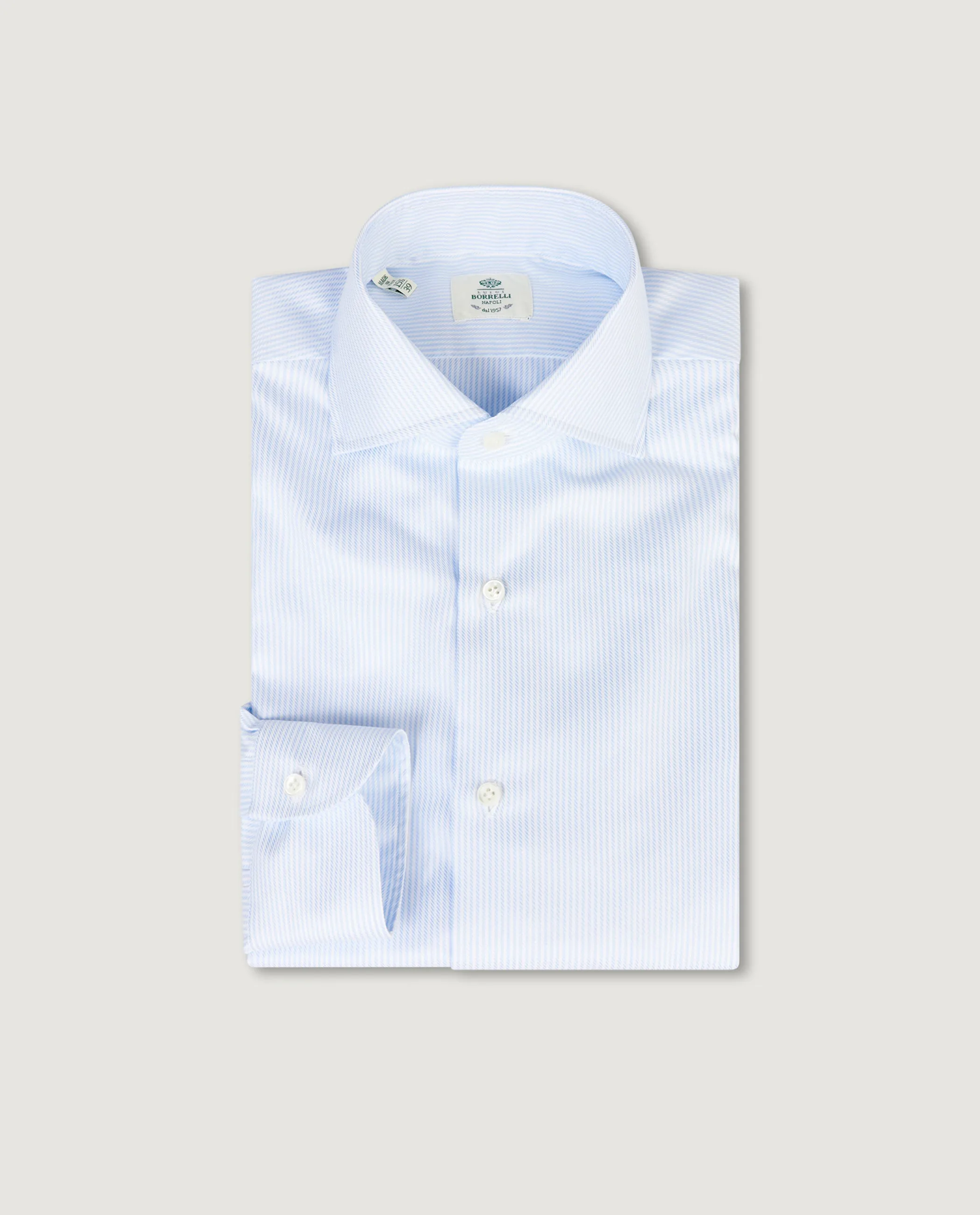 Twill Katoenen Shirt - Lichtblauw sold by Pauw Amsterdam