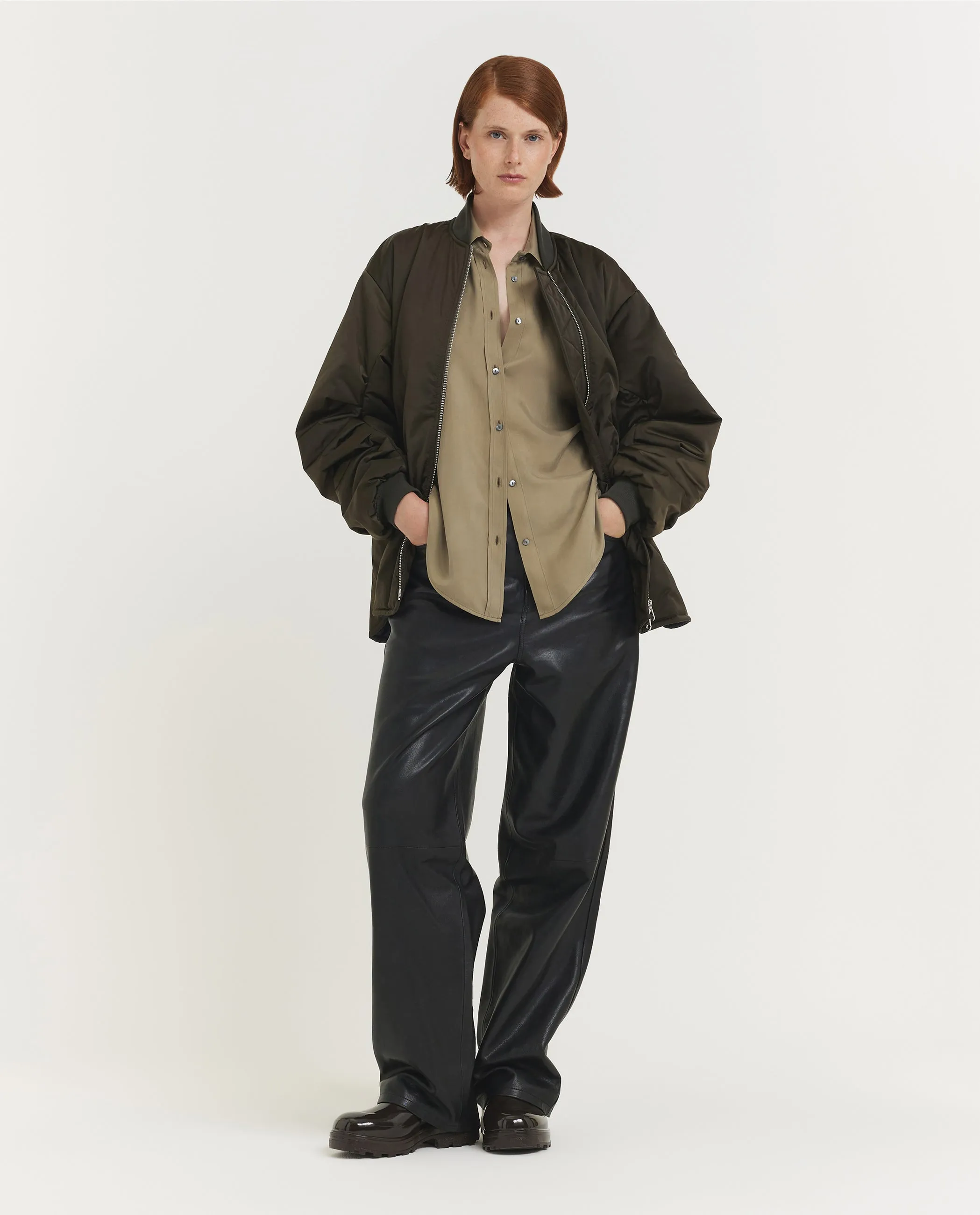 Zijden Quirino Blouse - Groen sold by Pauw Amsterdam product image thumbnail 3