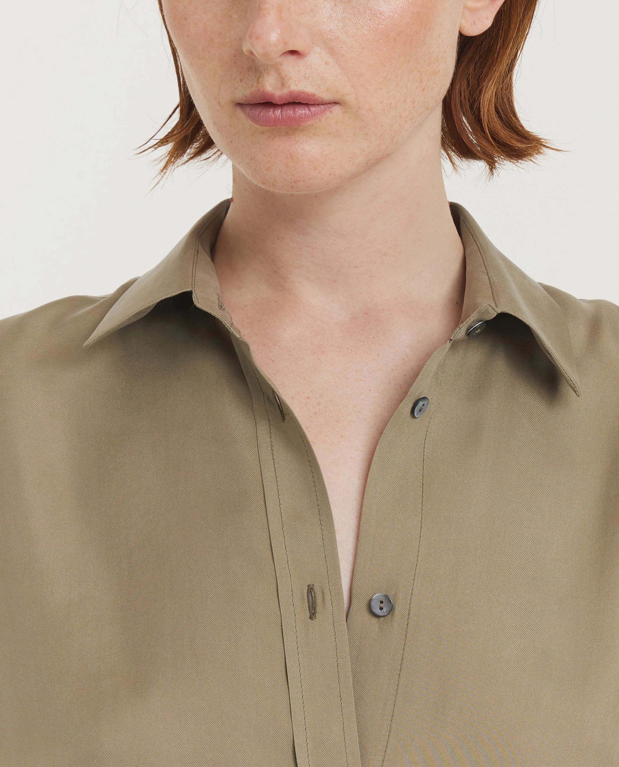 Zijden Quirino Blouse - Groen sold by Pauw Amsterdam product image thumbnail 2