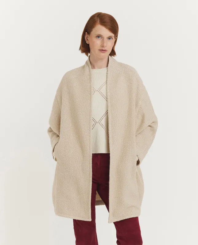 Katoen Wollen Vest - Lichtbruin sold by Pauw Amsterdam