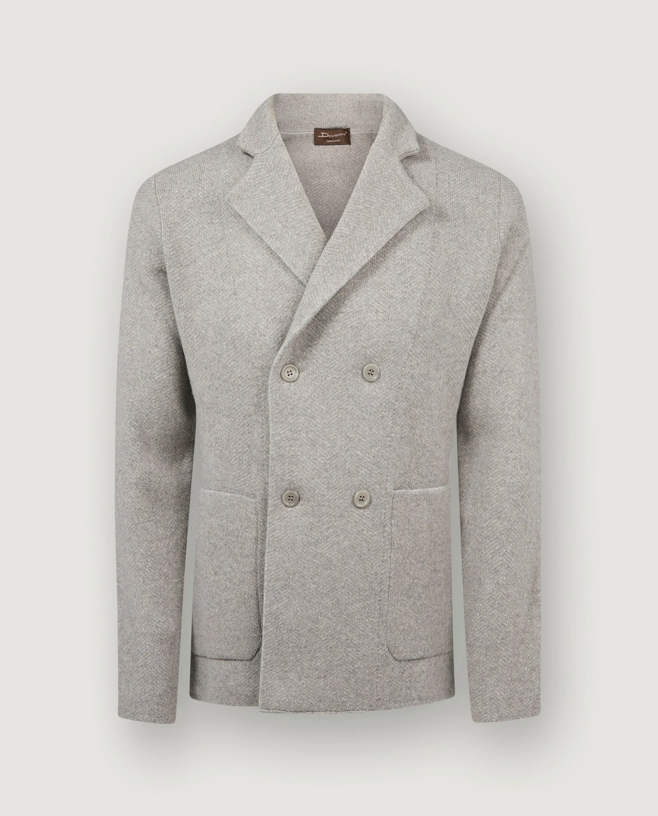 Cashmere DB Vest - Lichtgrijs sold by Pauw Amsterdam