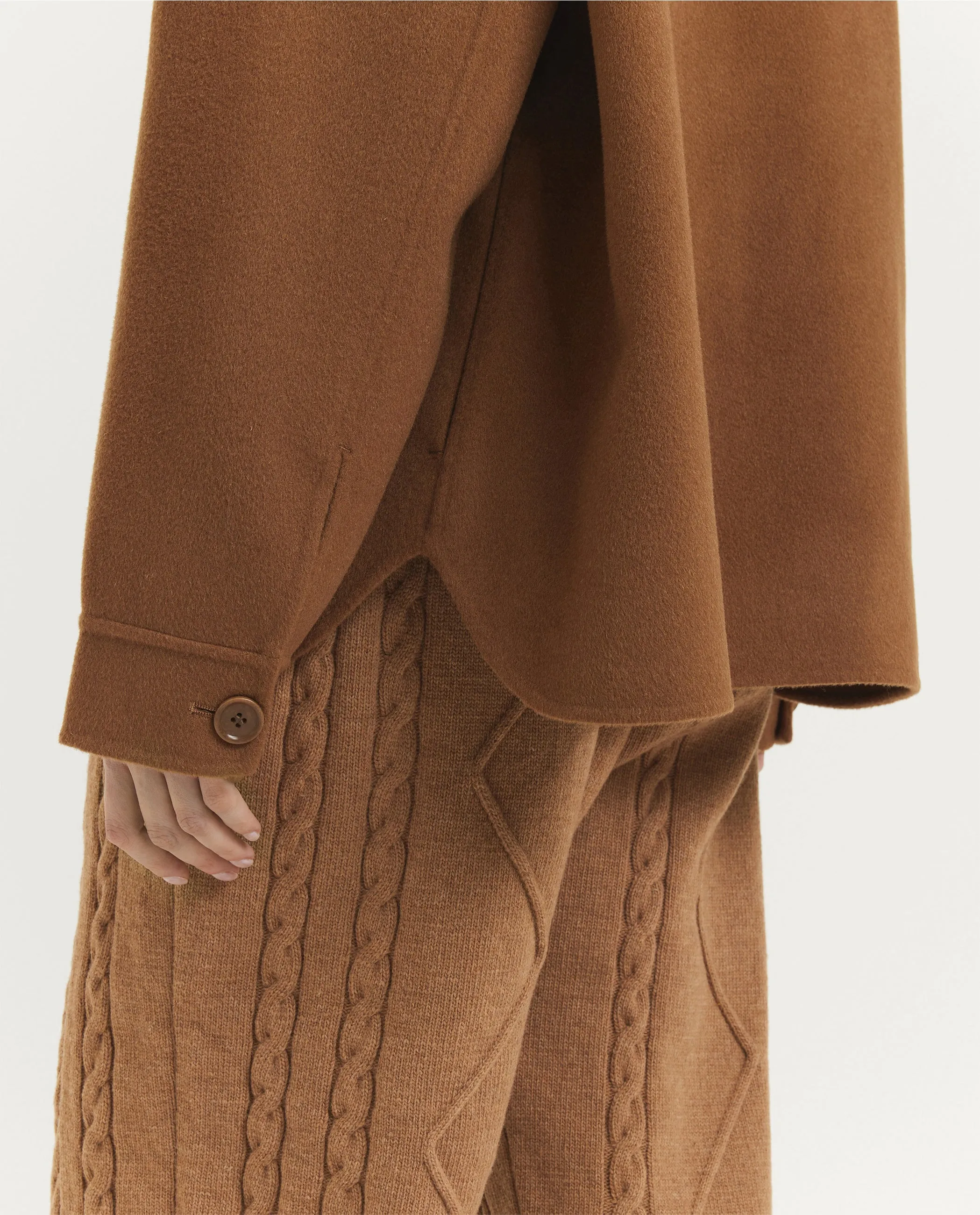 Wollen Overshirt - Lichtbruin sold by Pauw Amsterdam product image thumbnail 2