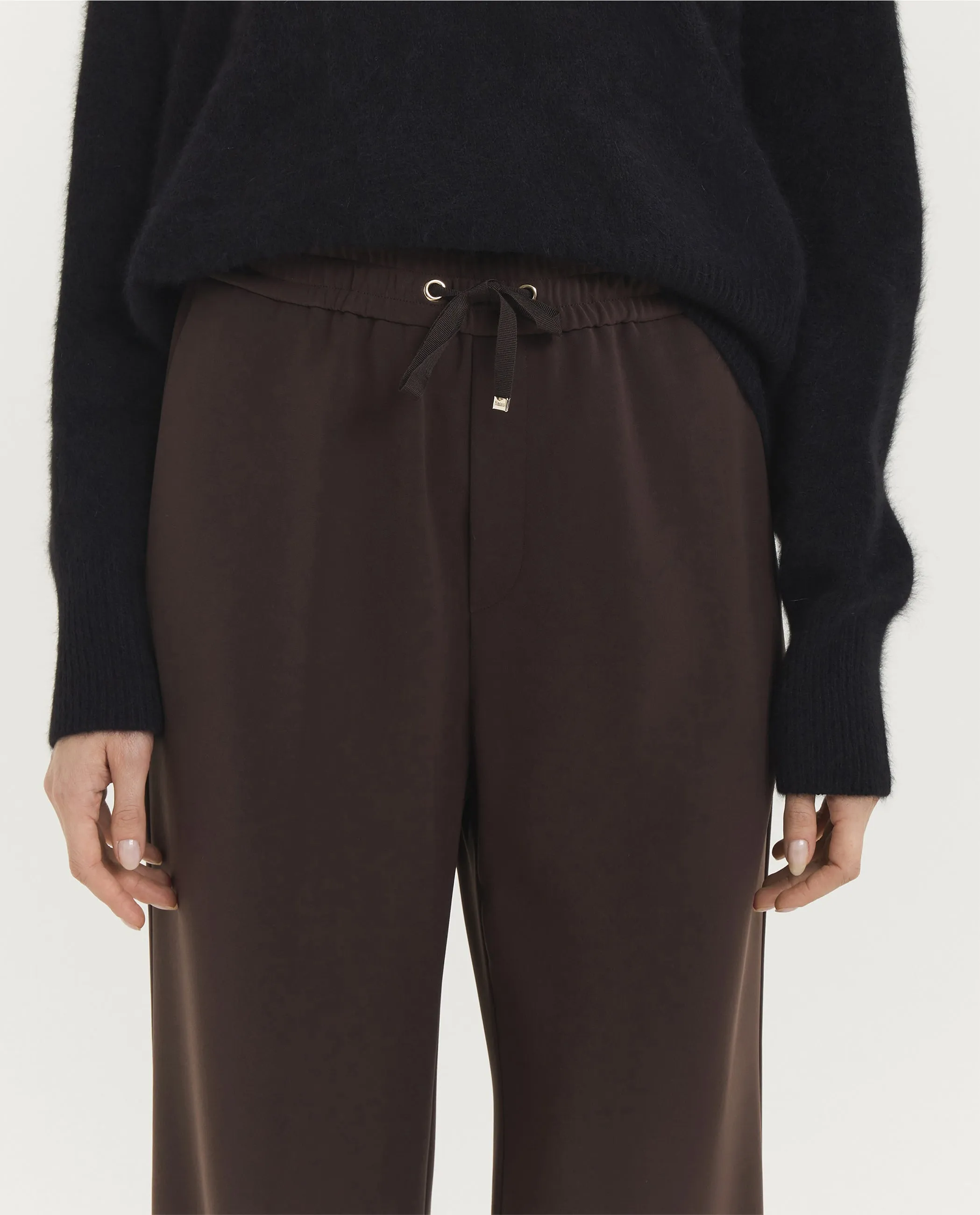 Matte Crepe Satin Broek - Bruin sold by Pauw Amsterdam product image thumbnail 5