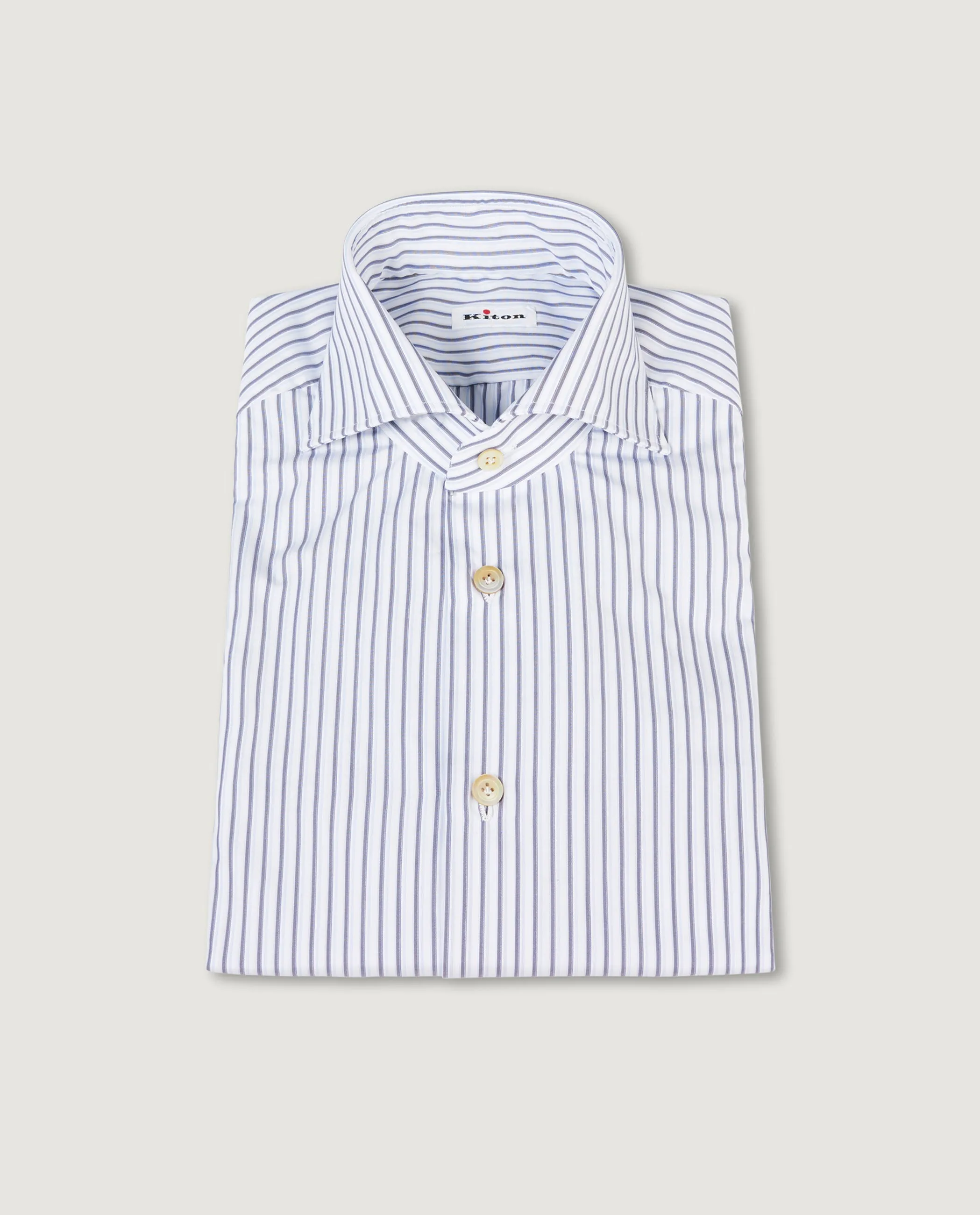 Gestreept Oxford Overhemd - Blauw sold by Pauw Amsterdam