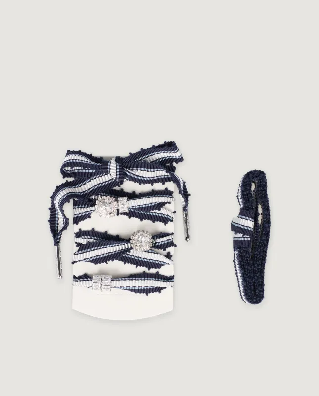 Bejewelled Veters - Blauw sold by Pauw Amsterdam