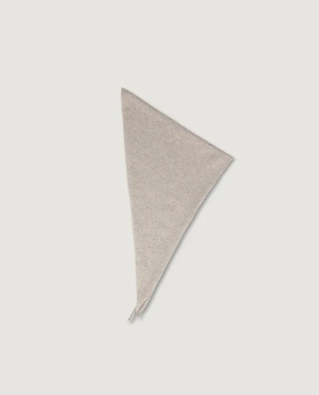 NO.35 Cashmere Bandana - Lichtgrijs sold by Pauw Amsterdam