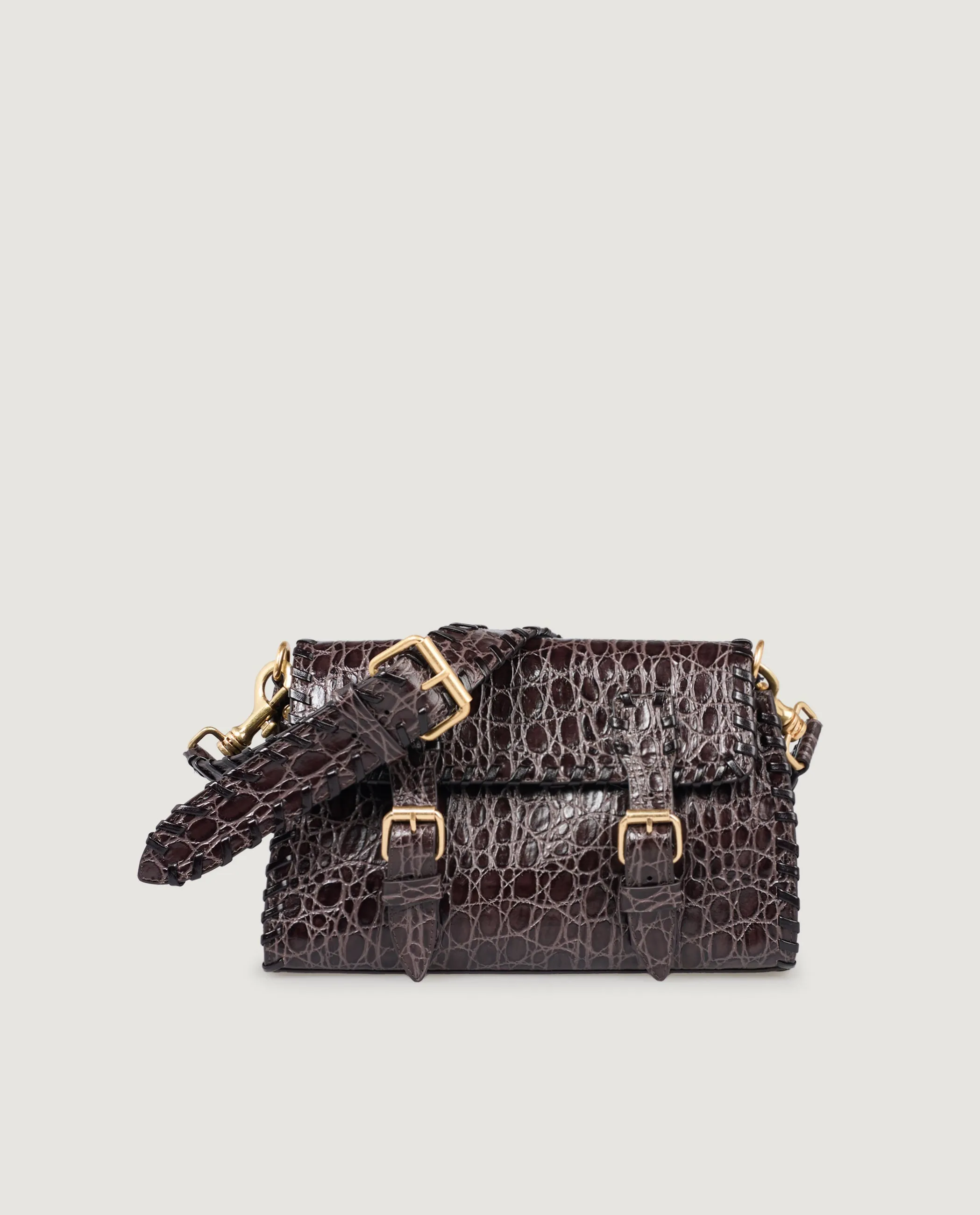 Leren Schoudertas - Bruin sold by Pauw Amsterdam