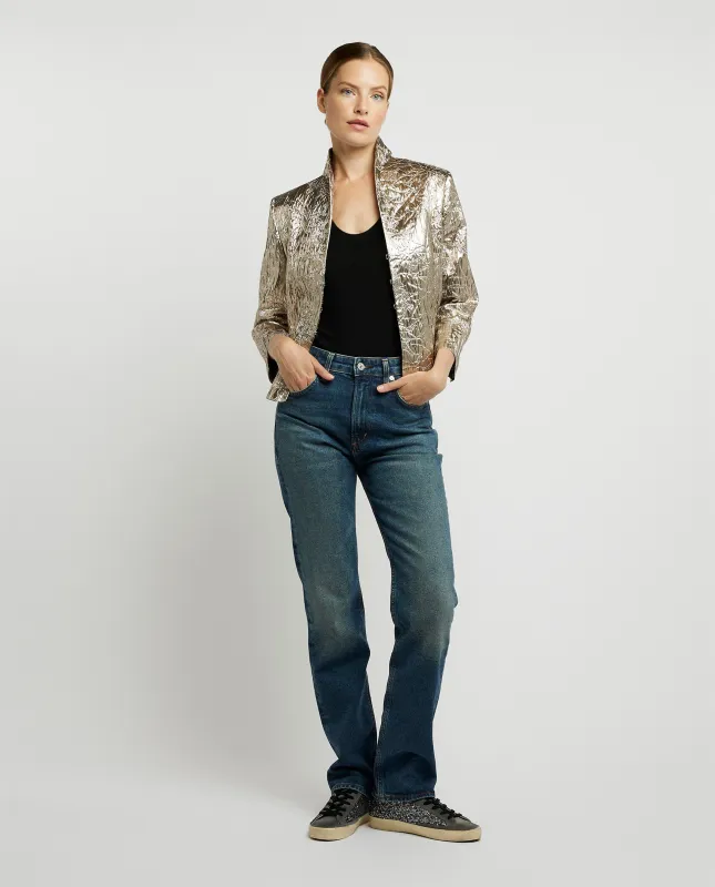 Rechte Zurie Jeans - Donkerblauw sold by Pauw Amsterdam