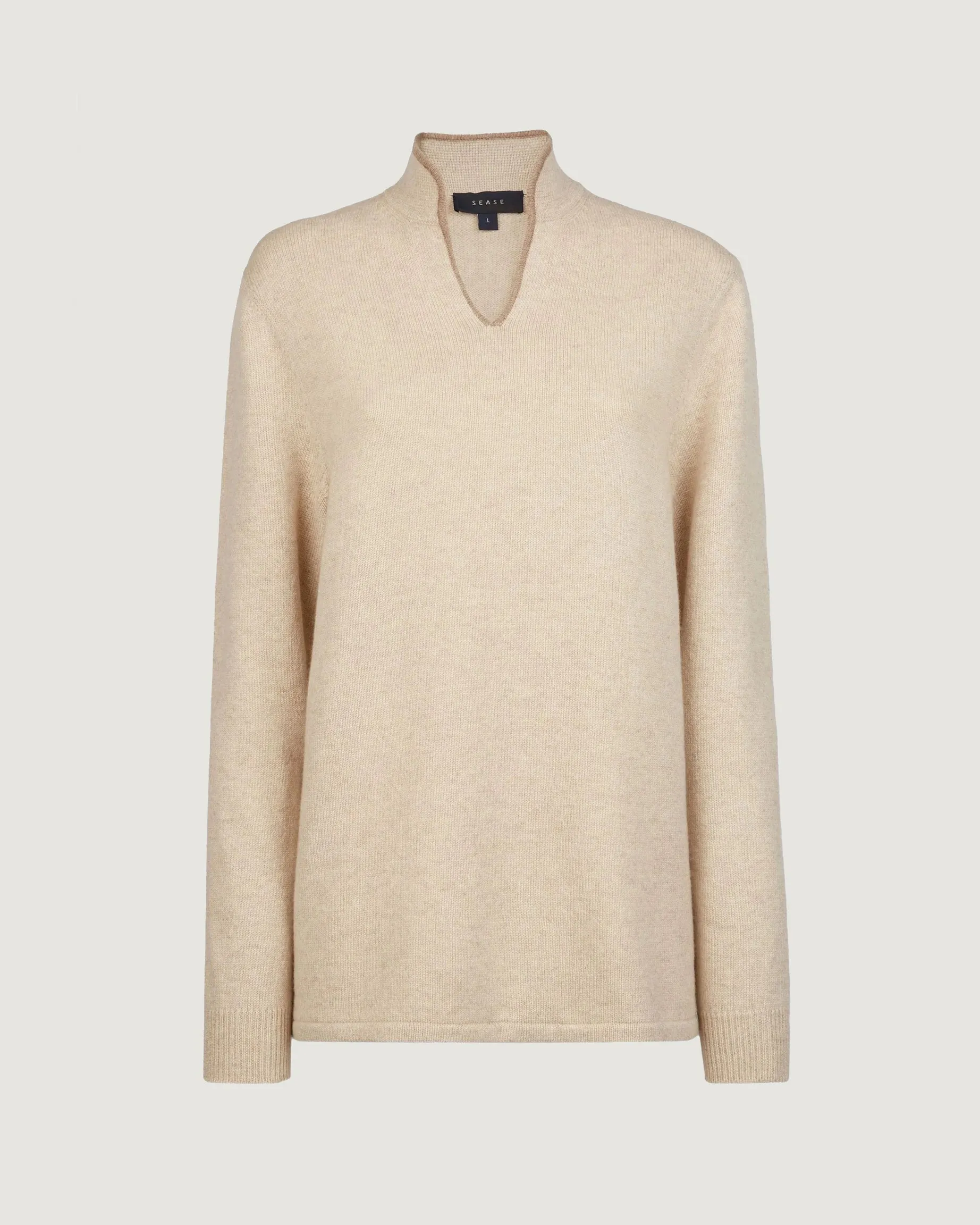 Cashmere Ellen Pull 2.0 Trui - Lichtbruin sold by Pauw Amsterdam