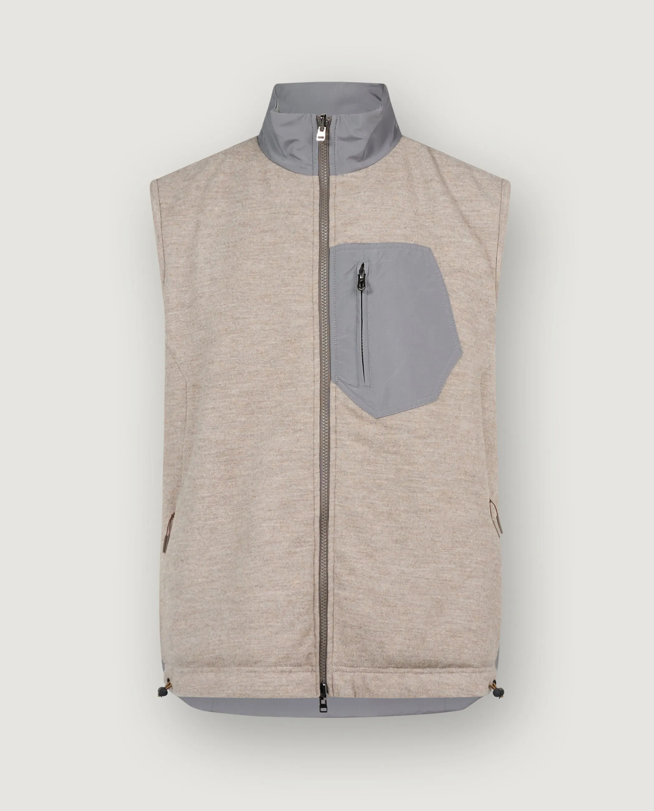 Padded Explorer Bodywarmer - Lichtbruin sold by Pauw Amsterdam