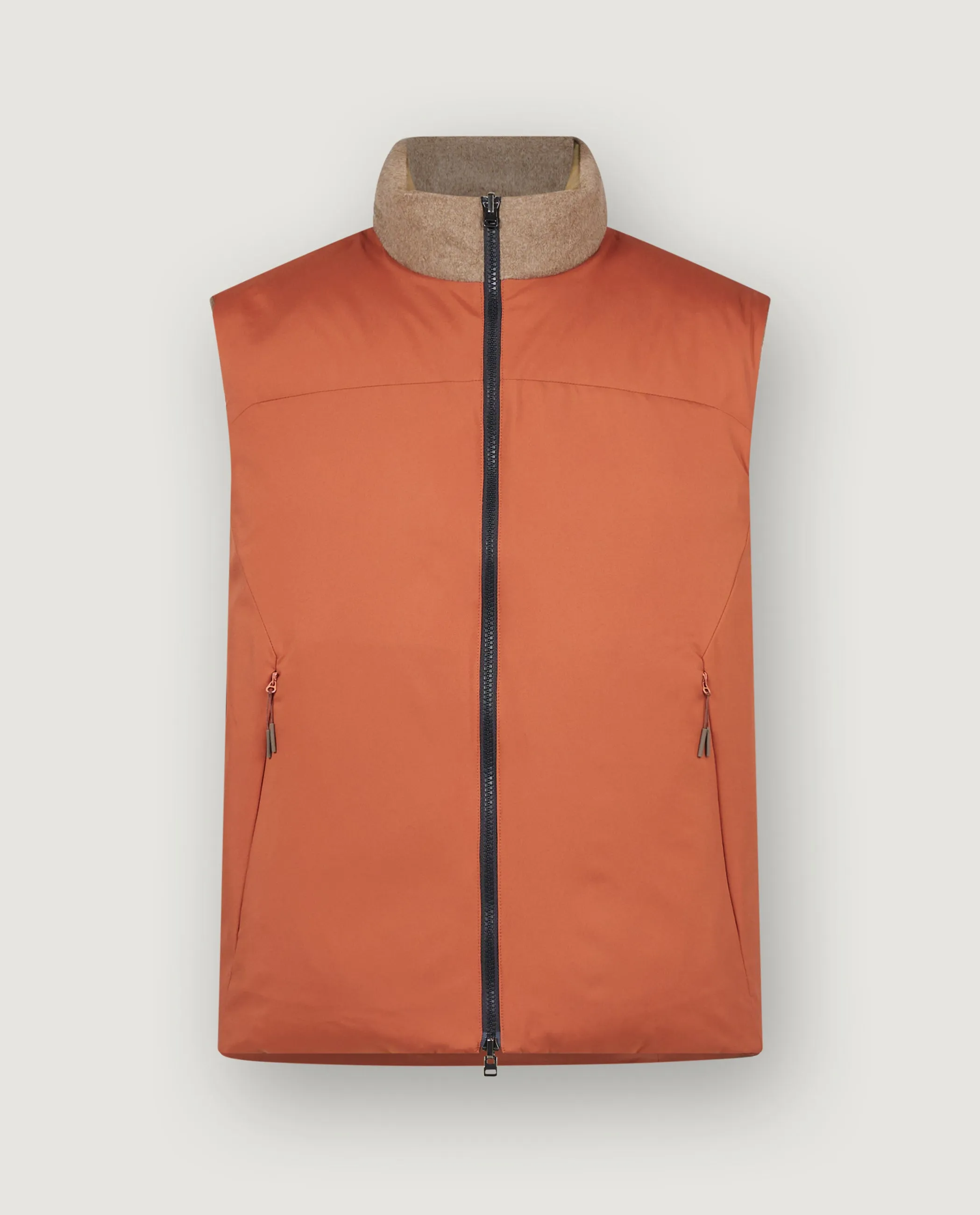Omkeerbare Dons Bodywarmer - Lichtbruin sold by Pauw Amsterdam product image thumbnail 5