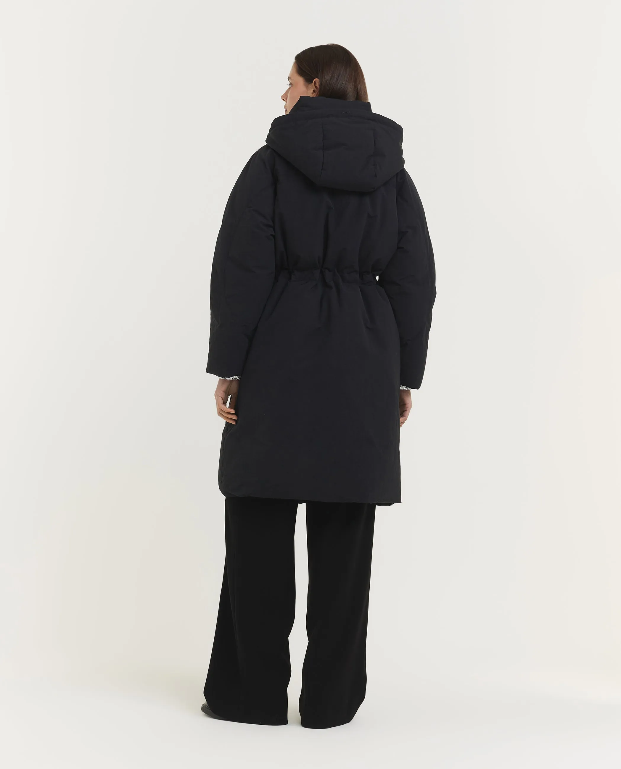 Lace Up Parka - Zwart sold by Pauw Amsterdam product image thumbnail 5