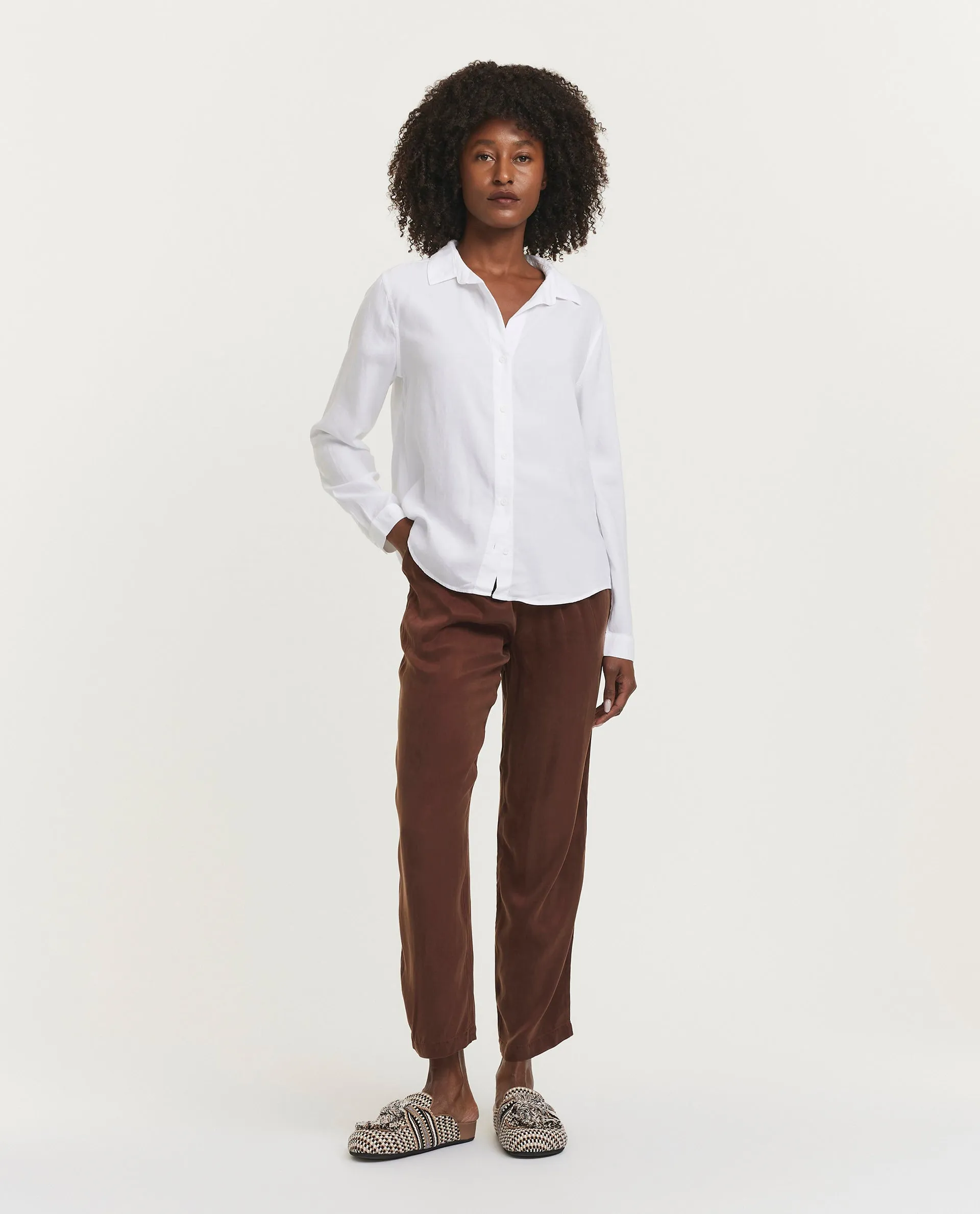 Soepele wijde broek sold by Pauw Amsterdam