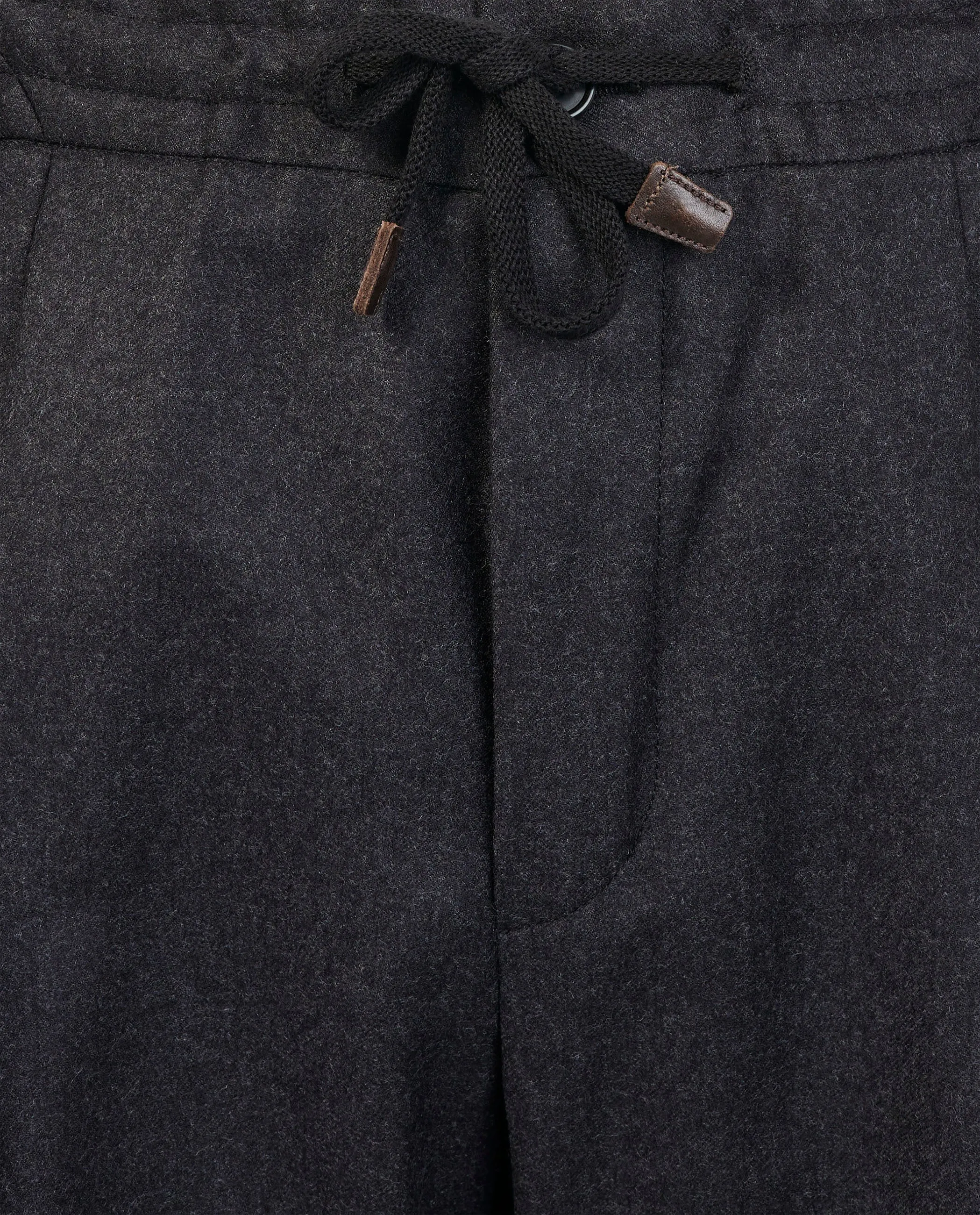 Flannel Wollen Jogger - Donkergrijs sold by Pauw Amsterdam product image thumbnail 3