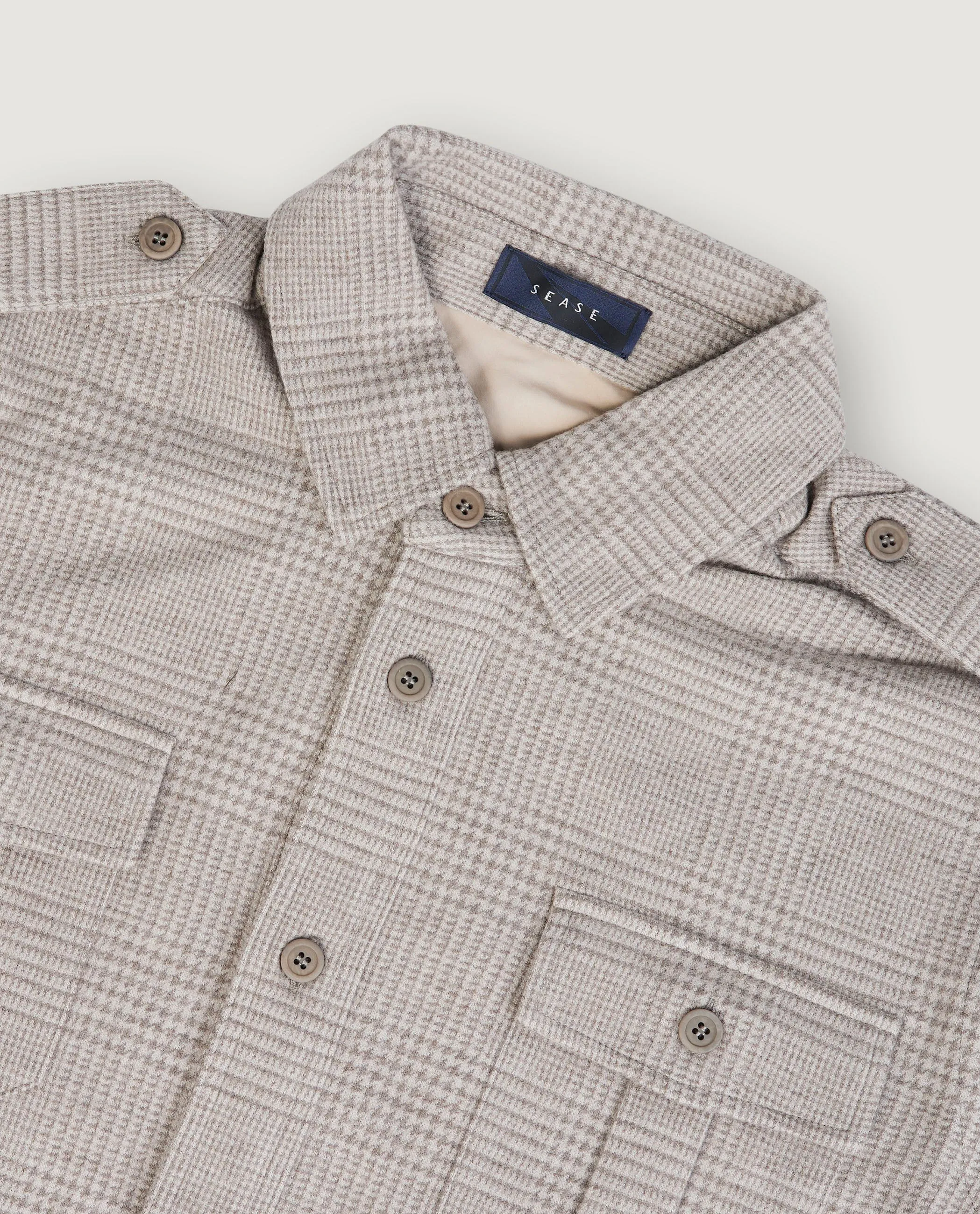 Felpa Generale Overshirt - Lichtgrijs sold by Pauw Amsterdam product image thumbnail 4
