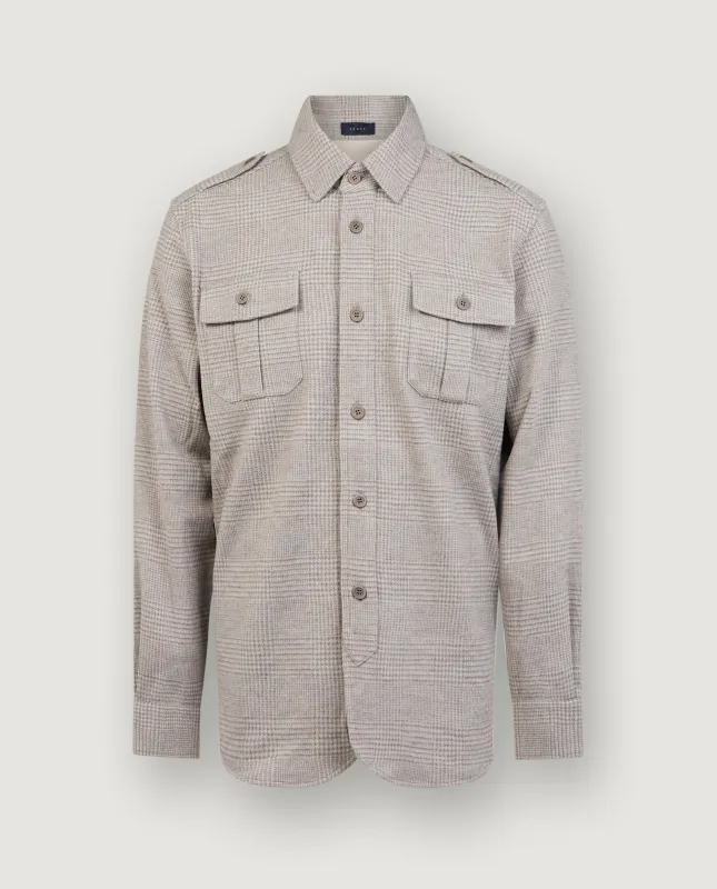 Felpa Generale Overshirt - Lichtgrijs sold by Pauw Amsterdam