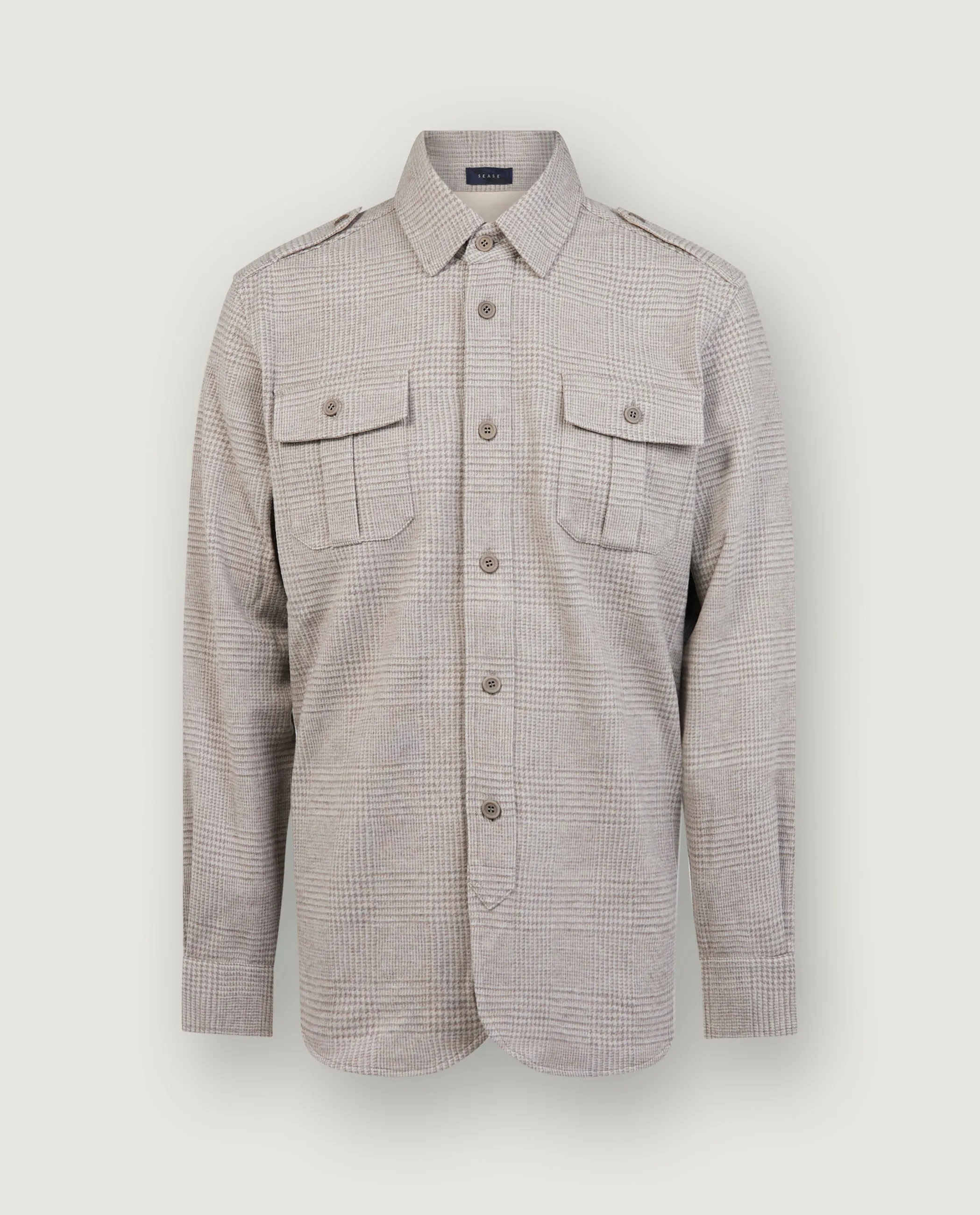 Felpa Generale Overshirt - Lichtgrijs sold by Pauw Amsterdam