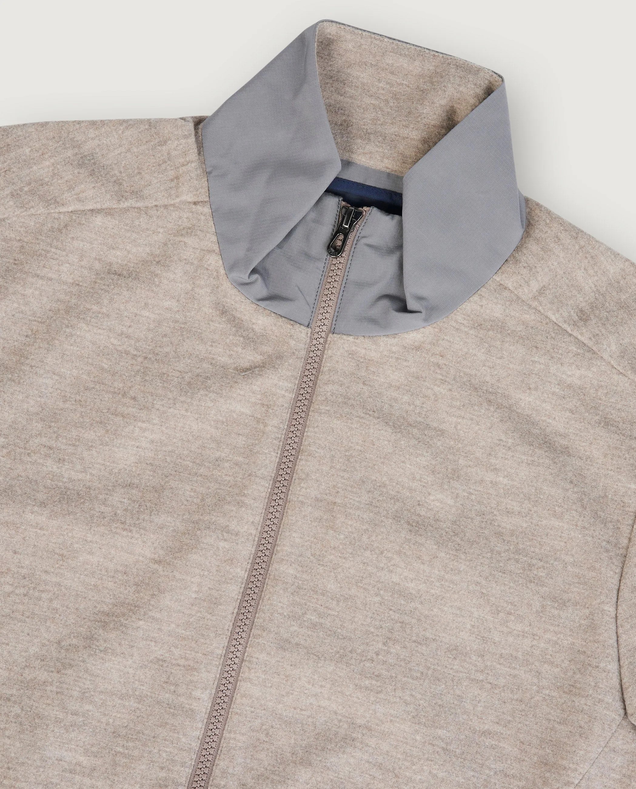 Explorer Full-Zip Sweatshirt - Lichtbruin sold by Pauw Amsterdam product image thumbnail 3