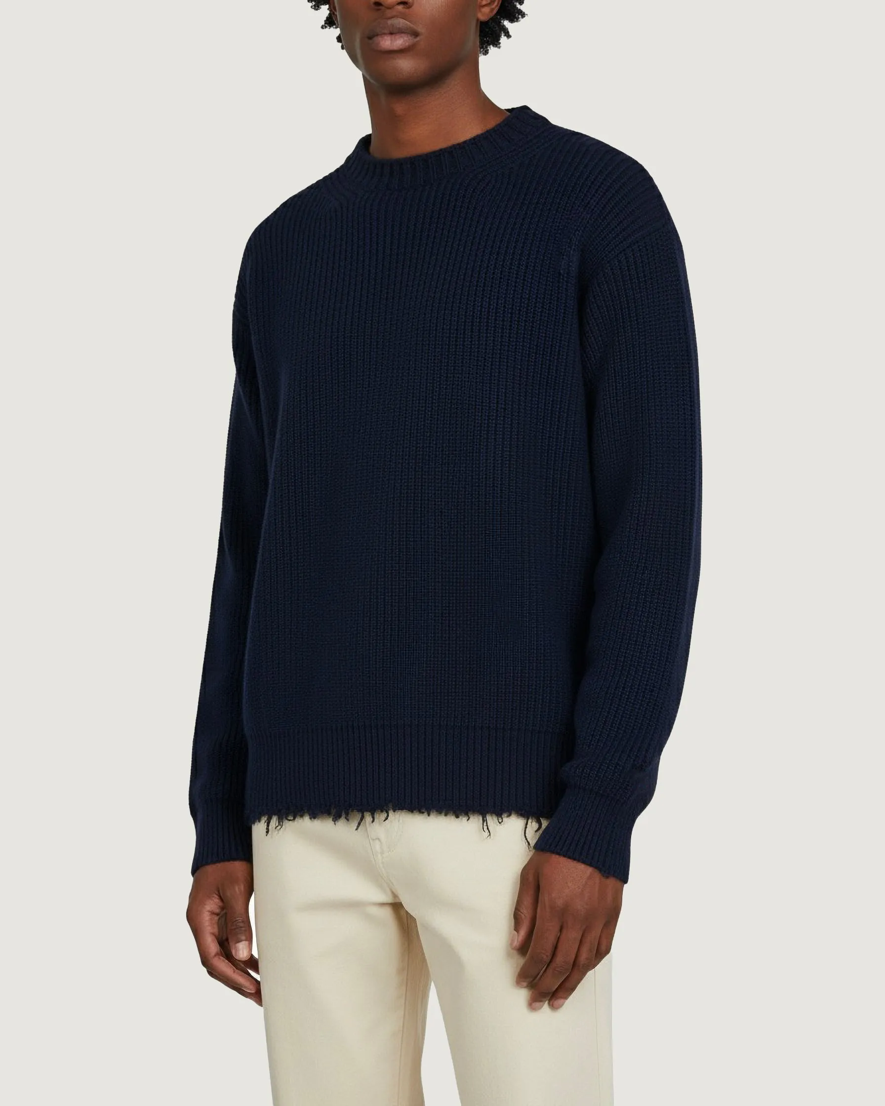 Finest Ruffle Trui - Donkerblauw sold by Pauw Amsterdam product image thumbnail 2