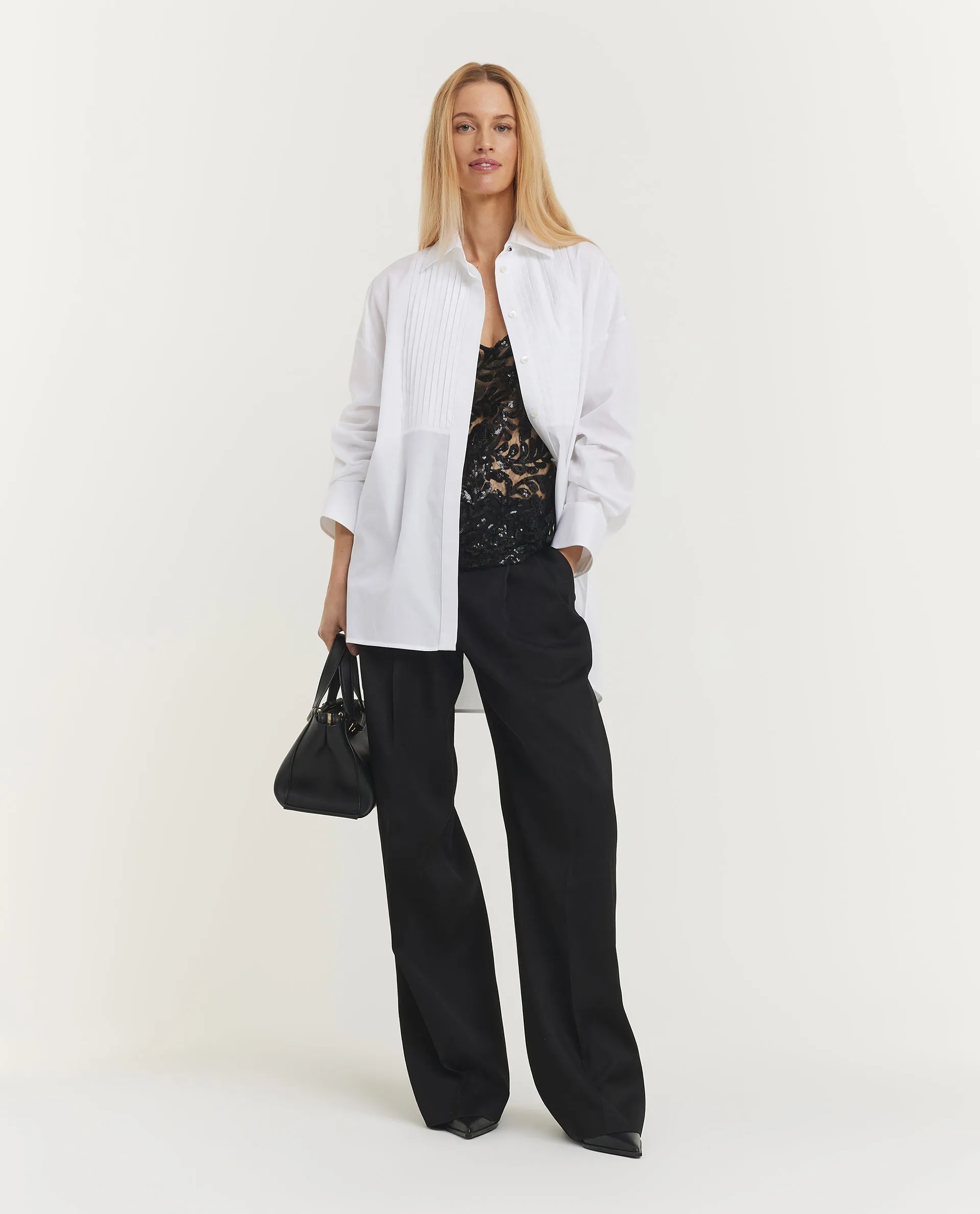 Oversized Geplooid Shirt sold by Pauw Amsterdam product image thumbnail 3