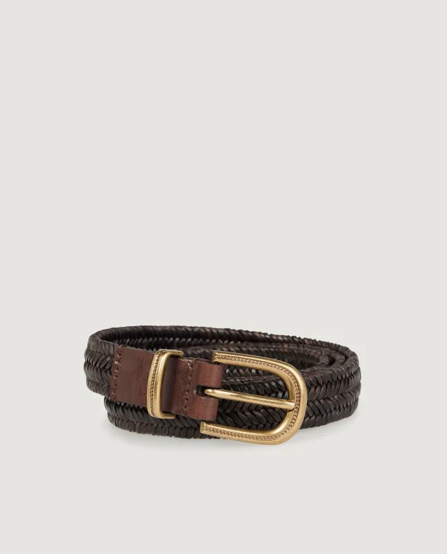 Lederen Gevlochten Riem sold by Pauw Amsterdam