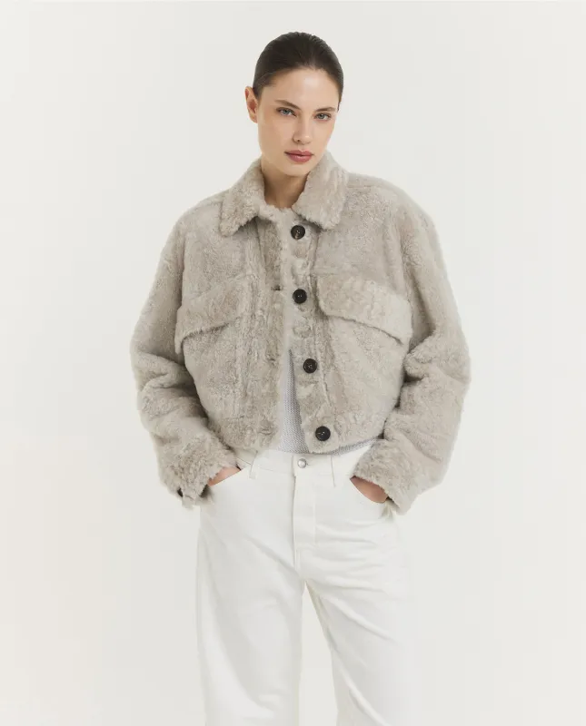 Korte Shearling Jas sold by Pauw Amsterdam