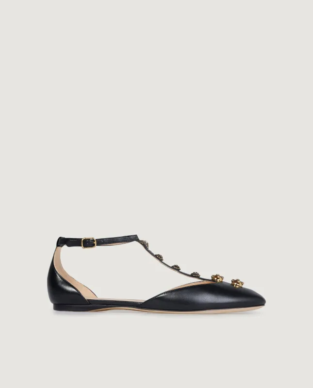 Lederen Celeste Ballerina's made by Chloe