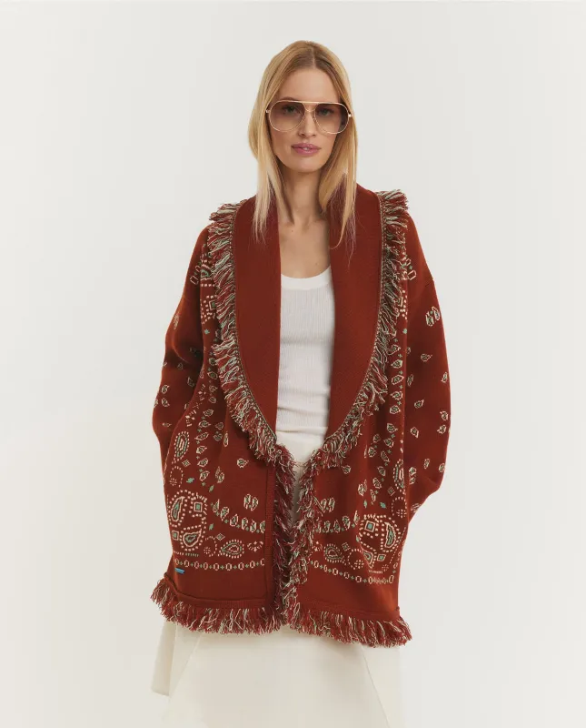 Bandana Jacquard Vest - Rood sold by Pauw Amsterdam