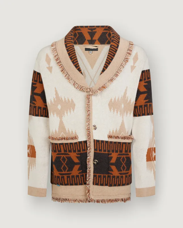 Icon Jacquard Cardigan - Lichtbruin sold by Pauw Amsterdam