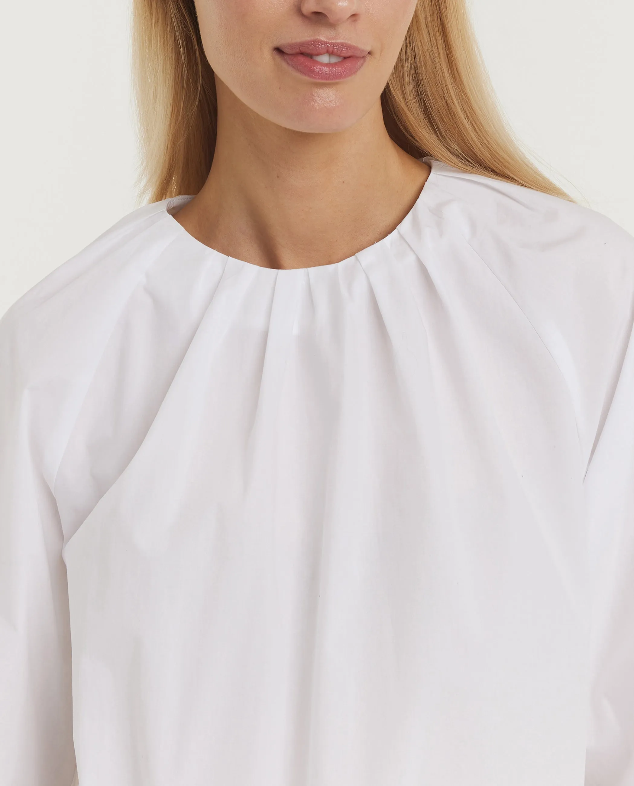 Gathered Poplin Blouse sold by Pauw Amsterdam product image thumbnail 2