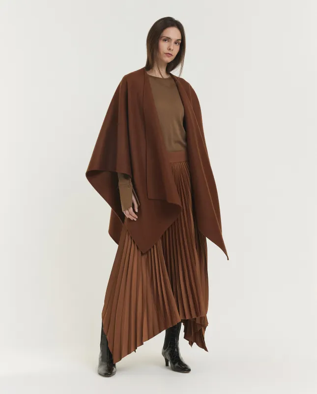 Wol Cashmere Cassidy Cape made by Joseph