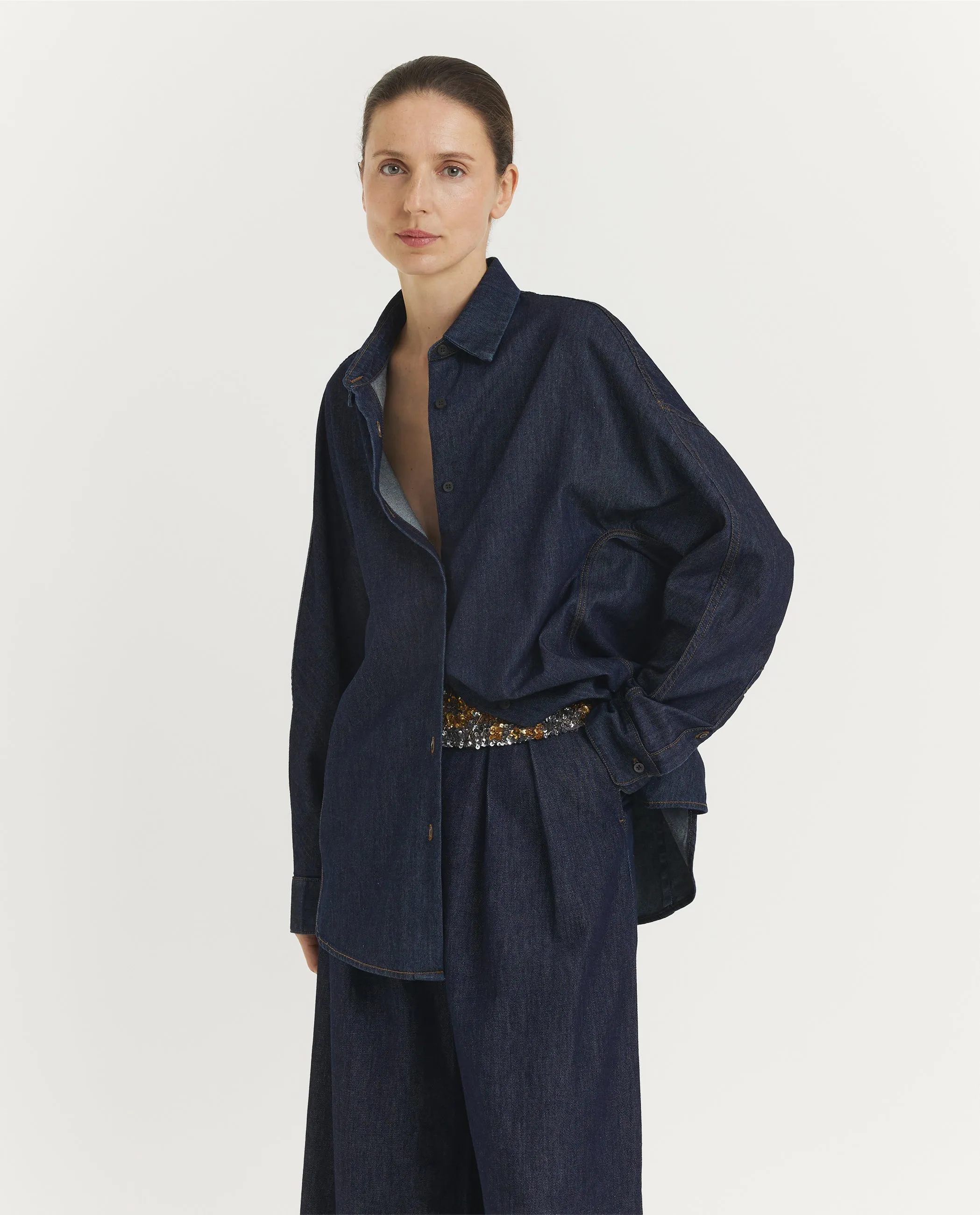 Oversized Denim Shirt sold by Pauw Amsterdam product image thumbnail 4