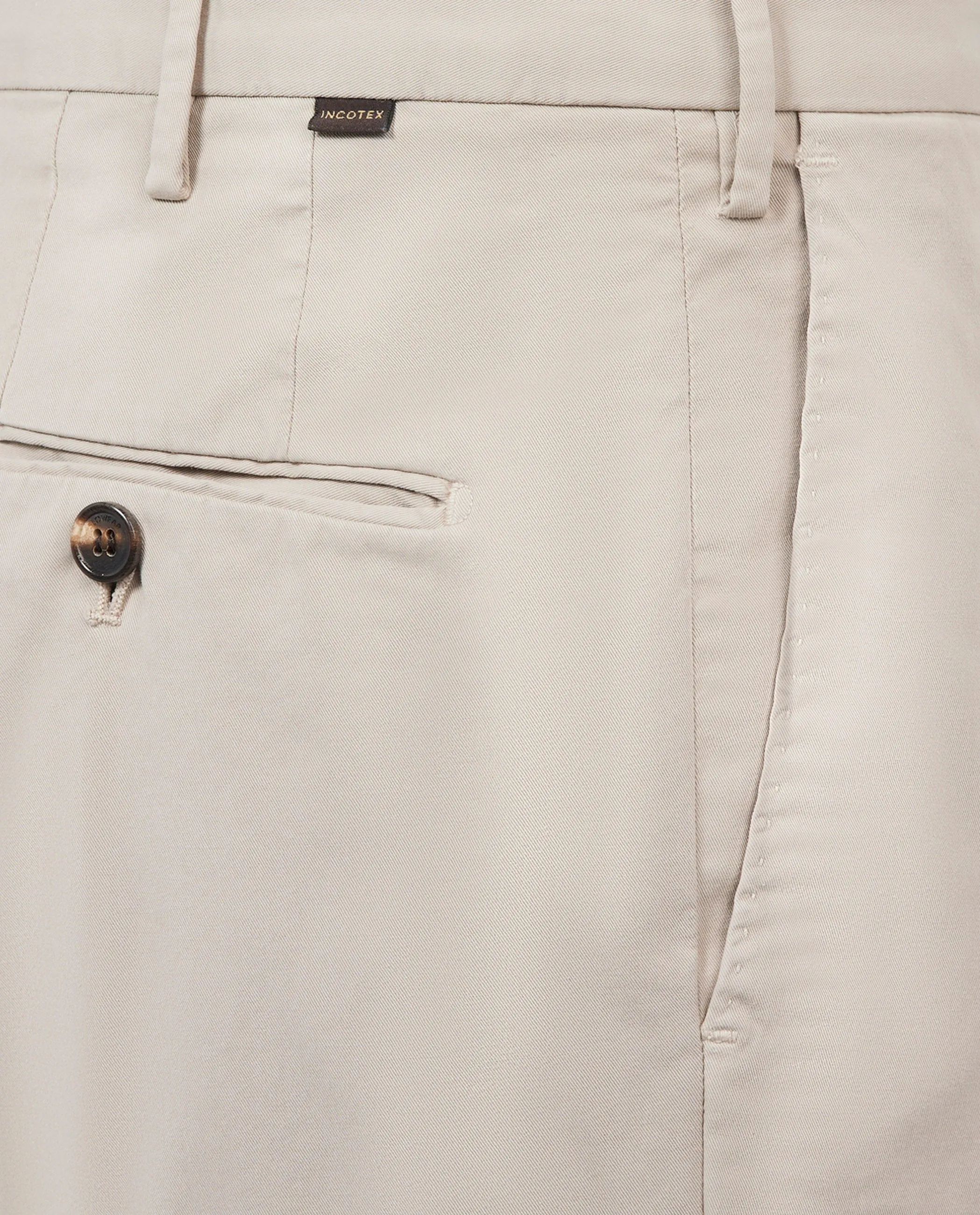 Katoen Stretch Chino's - Lichtbruin sold by Pauw Amsterdam product image thumbnail 2