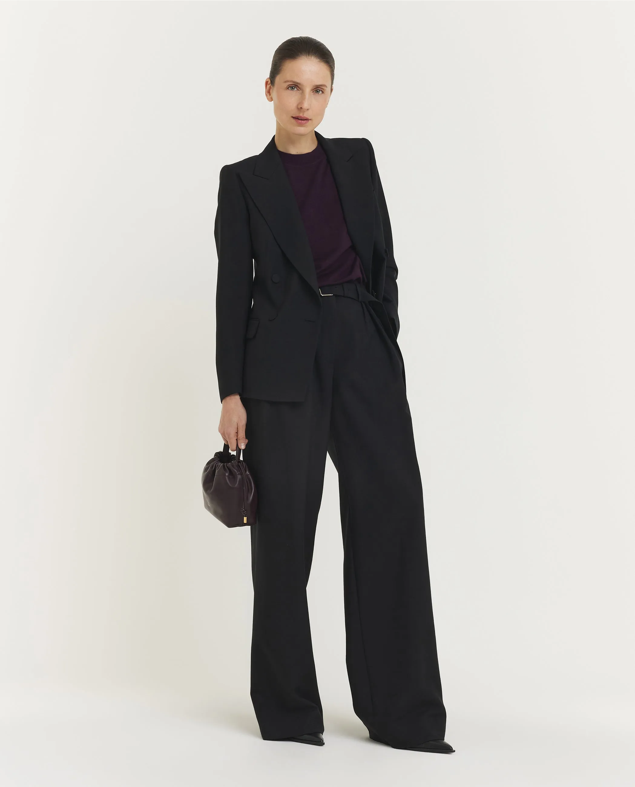 Wol Mohair Geplooide Pantalon sold by Pauw Amsterdam