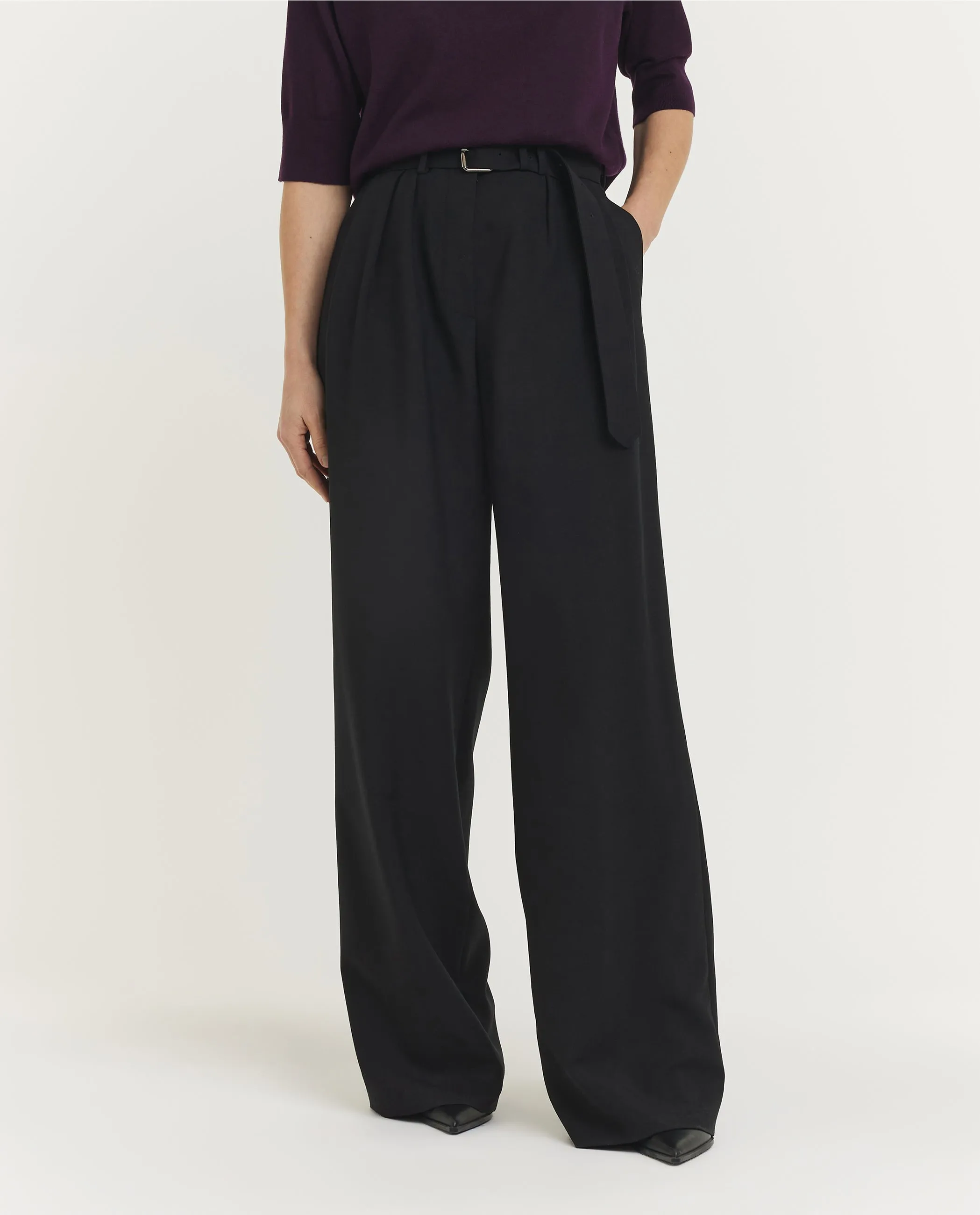 Wol Mohair Geplooide Pantalon sold by Pauw Amsterdam product image thumbnail 2