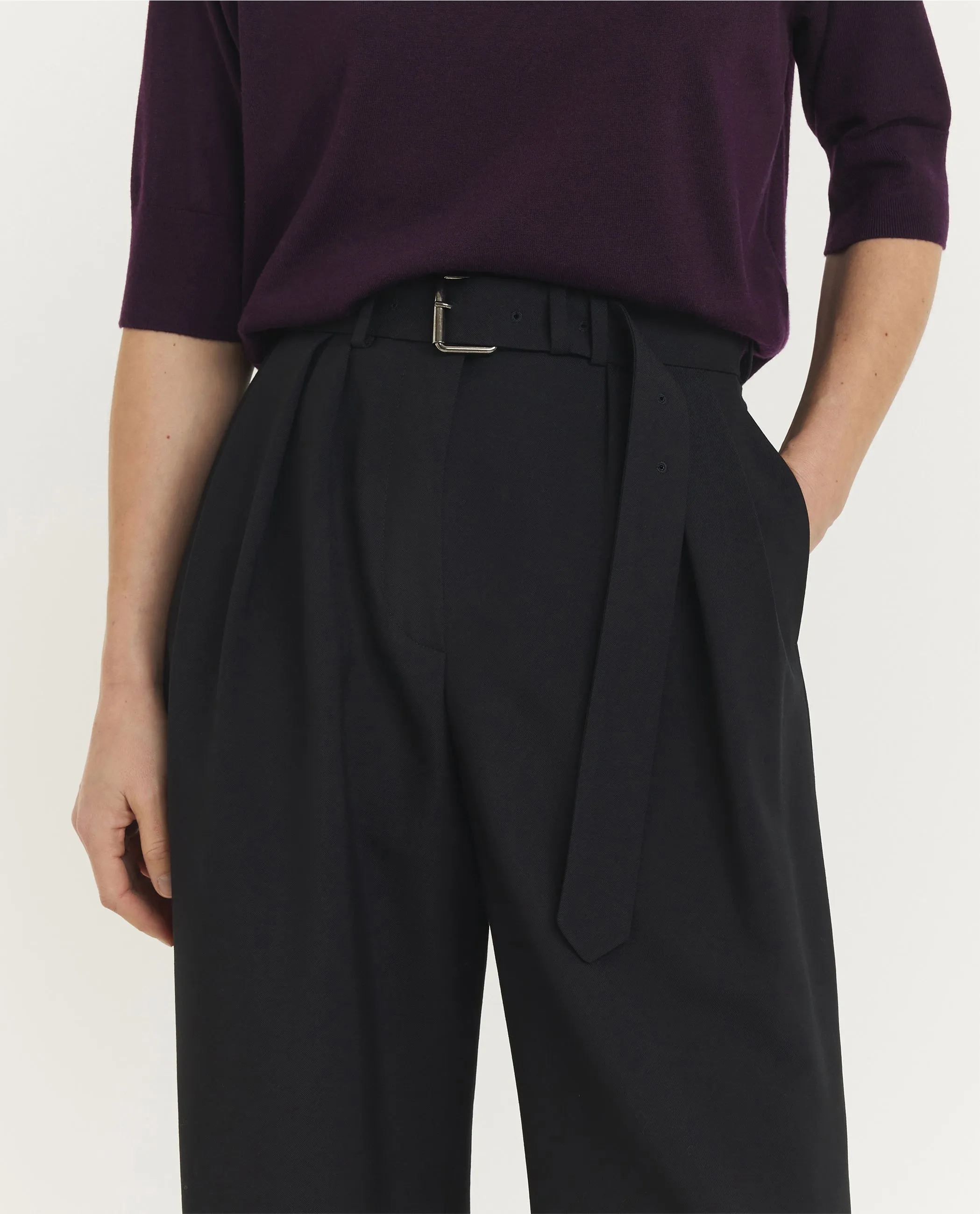 Wol Mohair Geplooide Pantalon sold by Pauw Amsterdam product image thumbnail 5