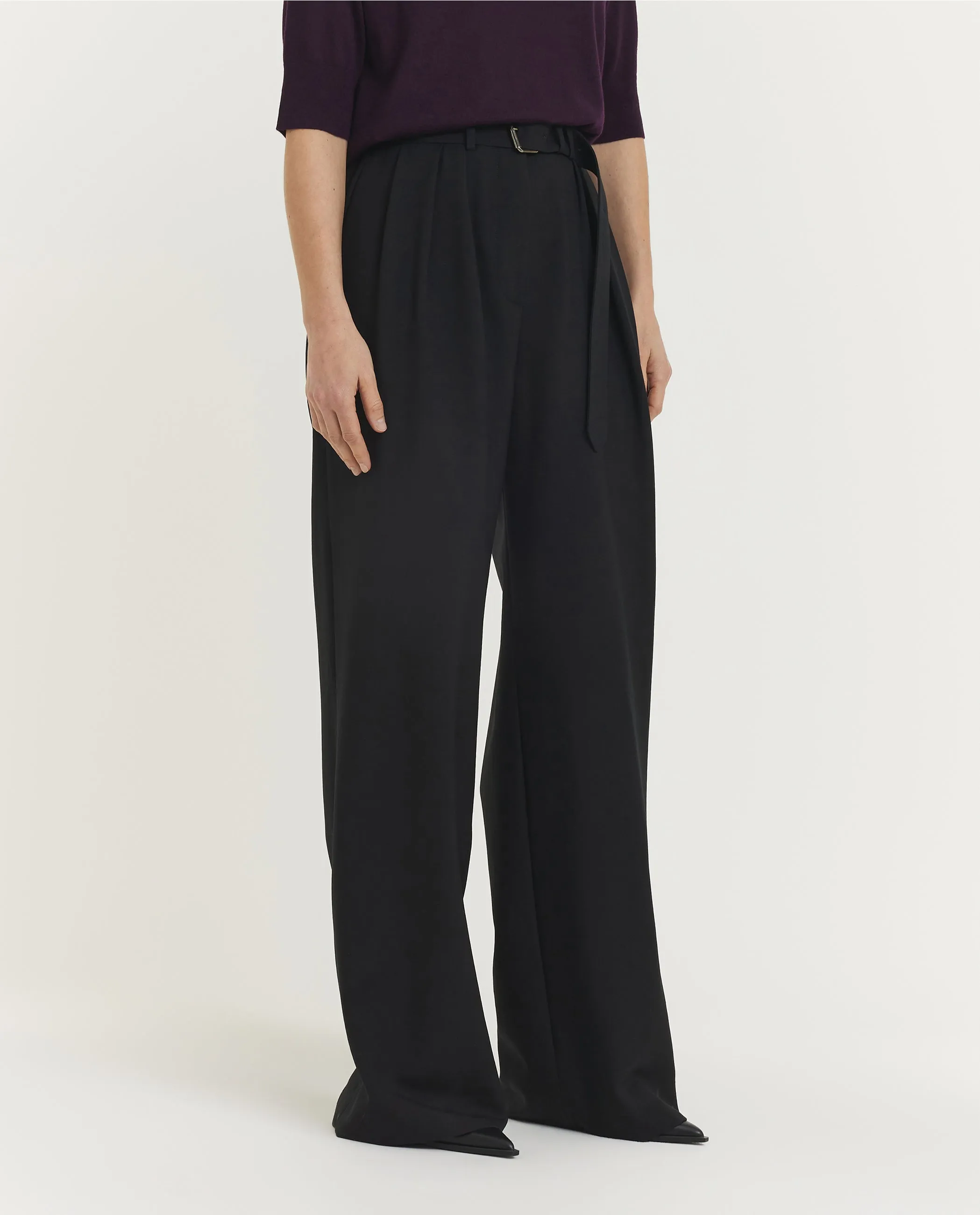 Wol Mohair Geplooide Pantalon sold by Pauw Amsterdam product image thumbnail 3