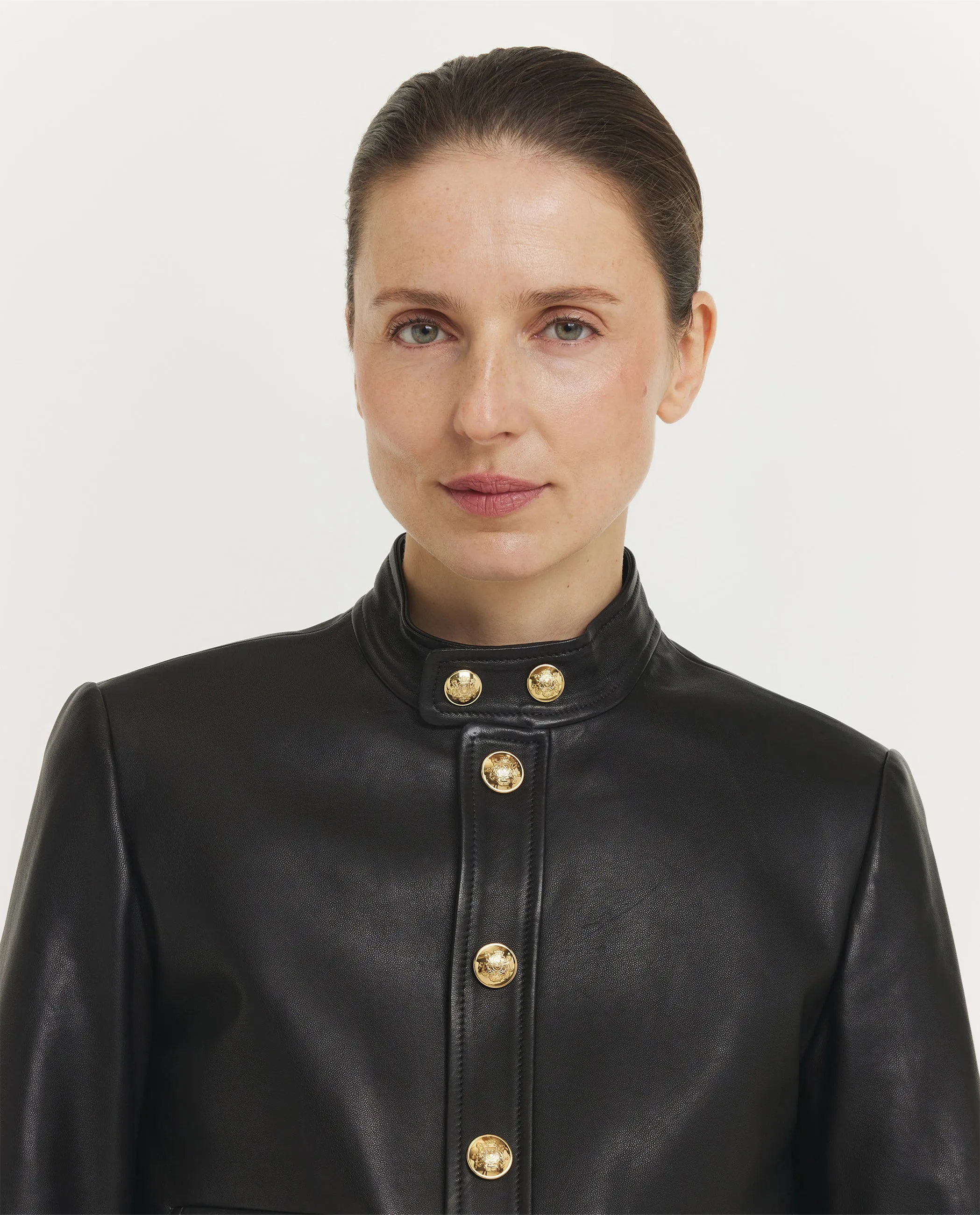 Lederen Cropped Hadley Jack sold by Pauw Amsterdam product image thumbnail 2