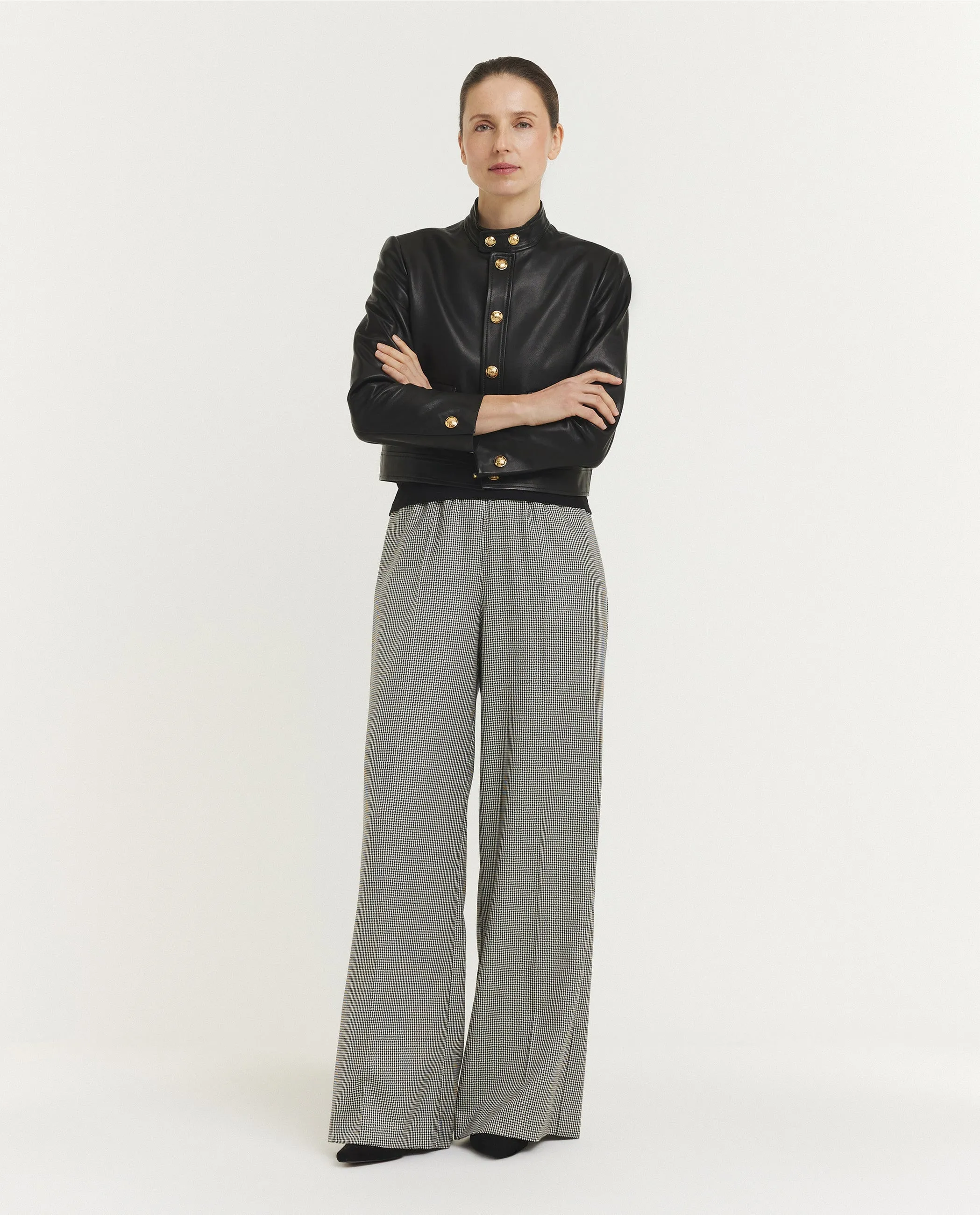 Lederen Cropped Hadley Jack sold by Pauw Amsterdam product image thumbnail 3