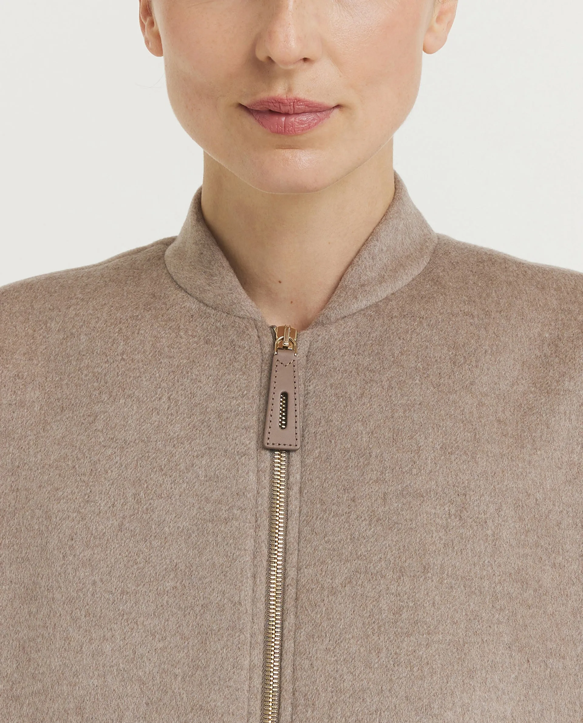 Cape Wrap Poncho - Lichtbruin sold by Pauw Amsterdam product image thumbnail 2