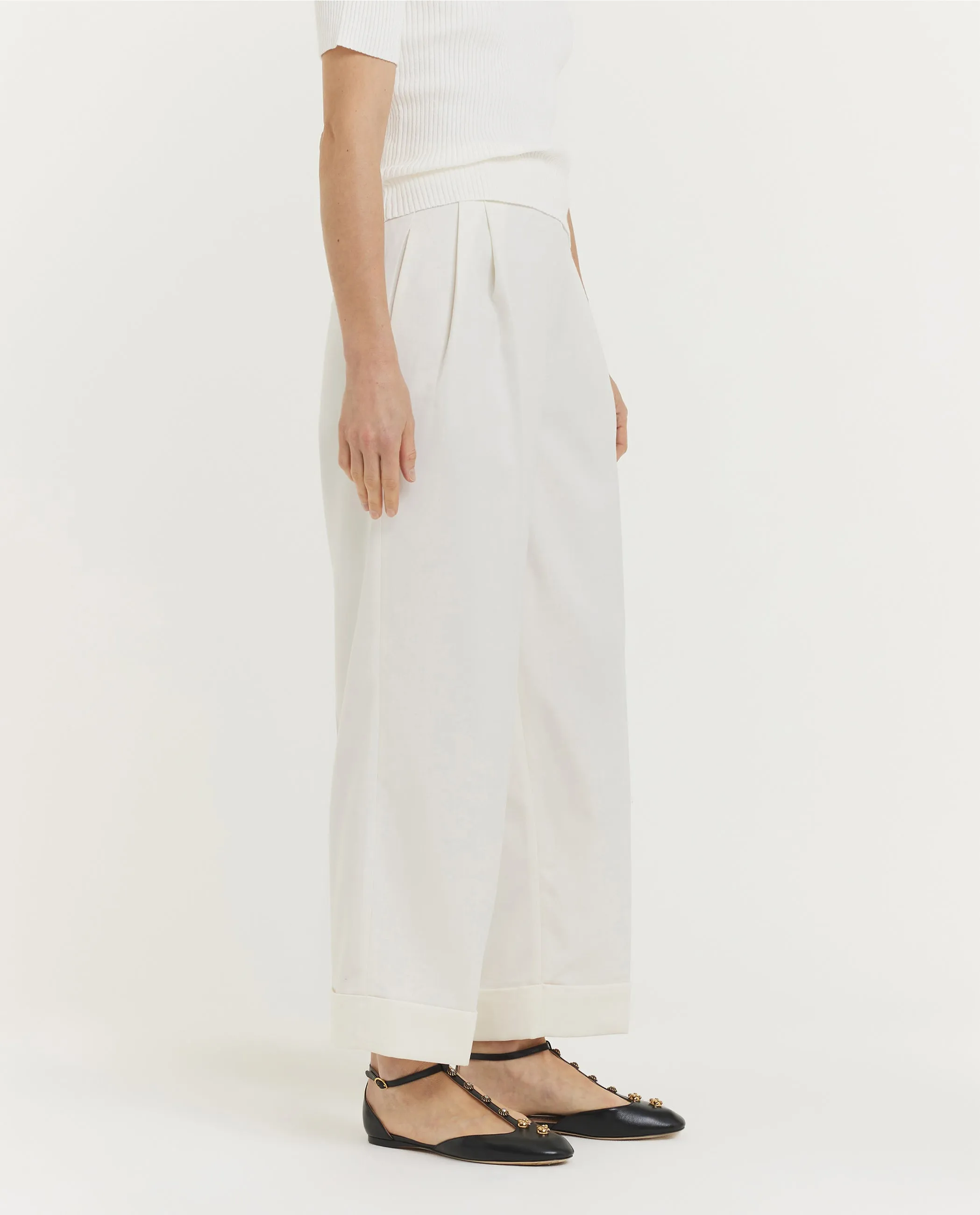 High-Waist Omslag Broek sold by Pauw Amsterdam product image thumbnail 3