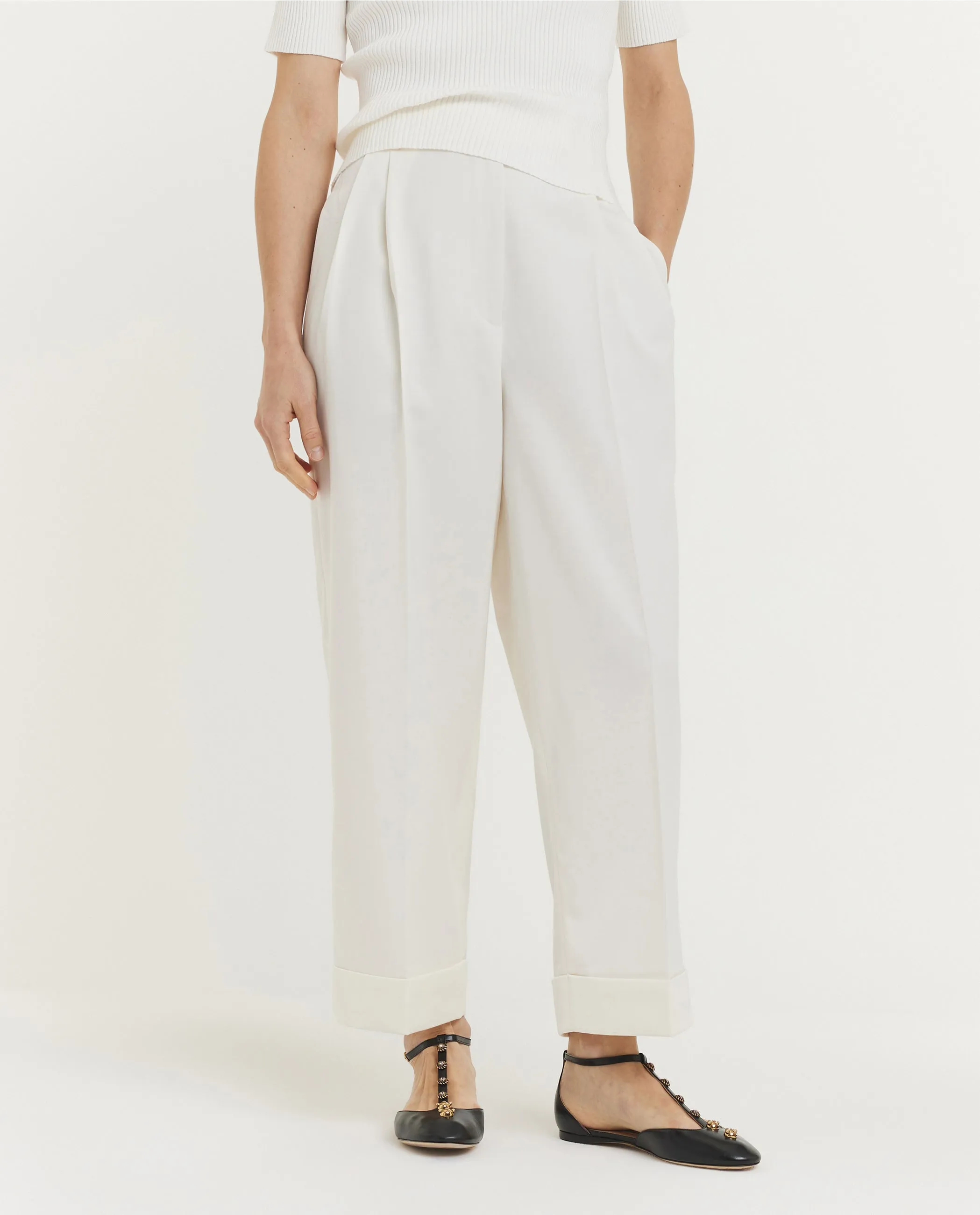 High-Waist Omslag Broek sold by Pauw Amsterdam product image thumbnail 2