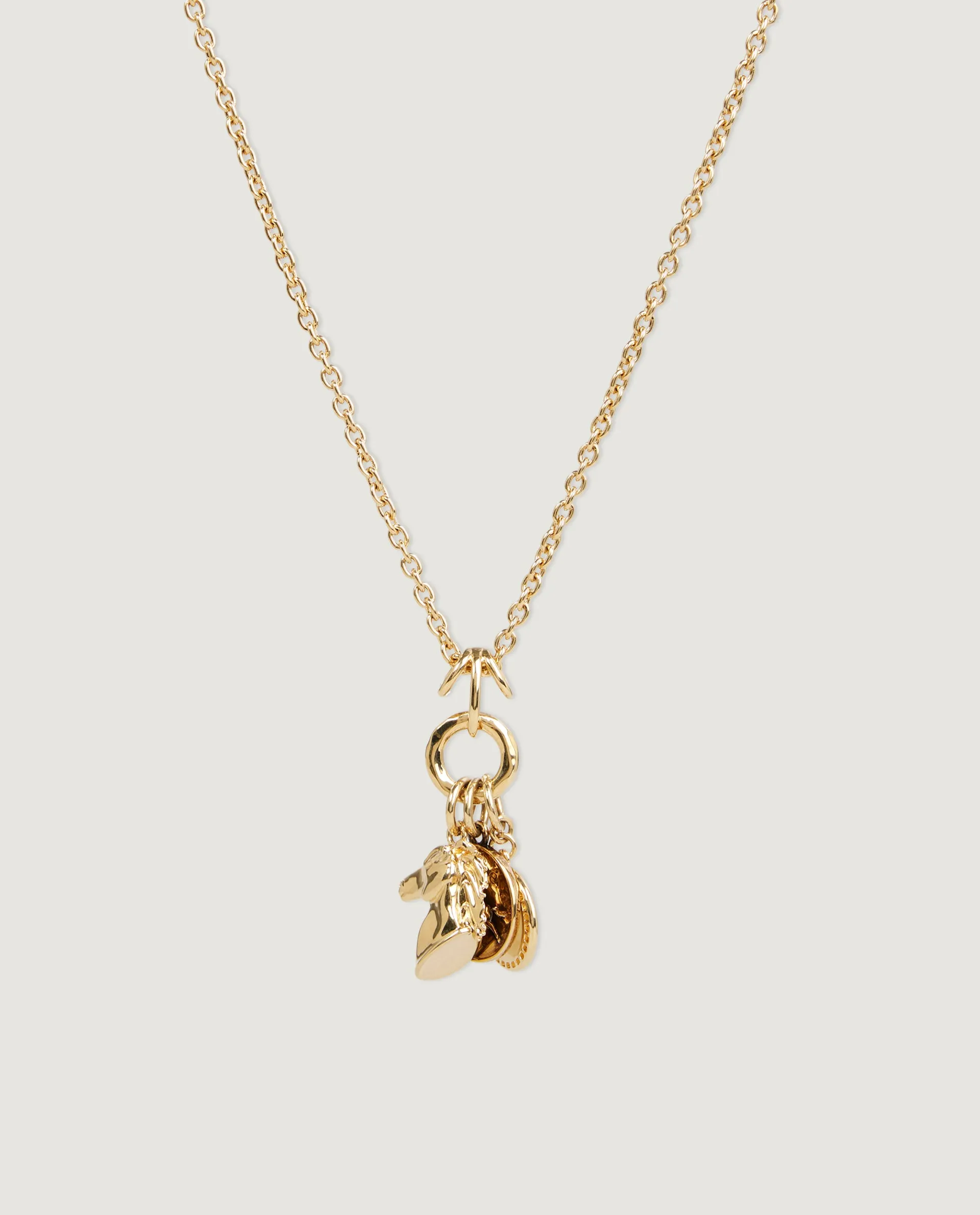 Messing Charm Ketting - Goud sold by Pauw Amsterdam product image thumbnail 3