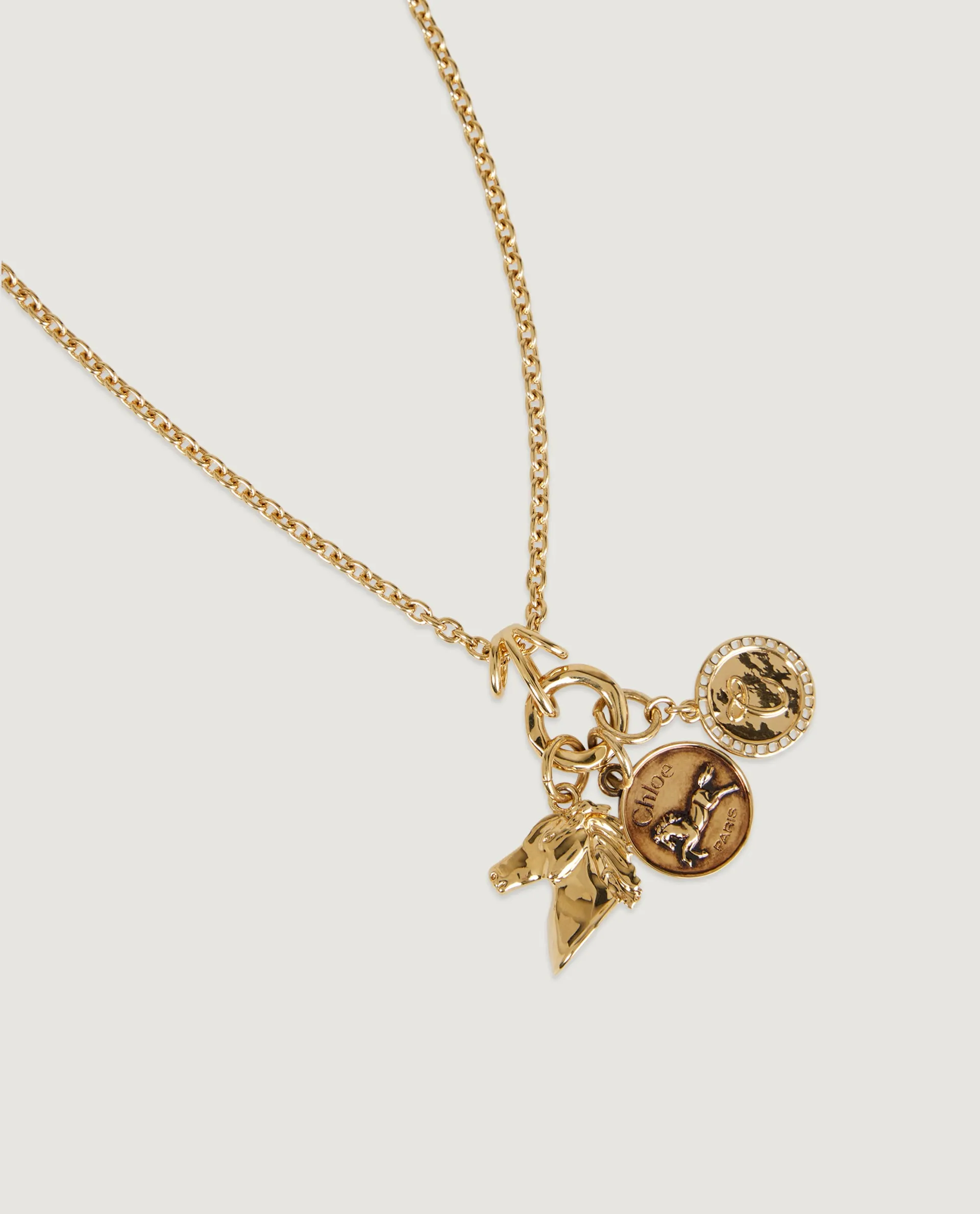 Messing Charm Ketting - Goud sold by Pauw Amsterdam product image thumbnail 2