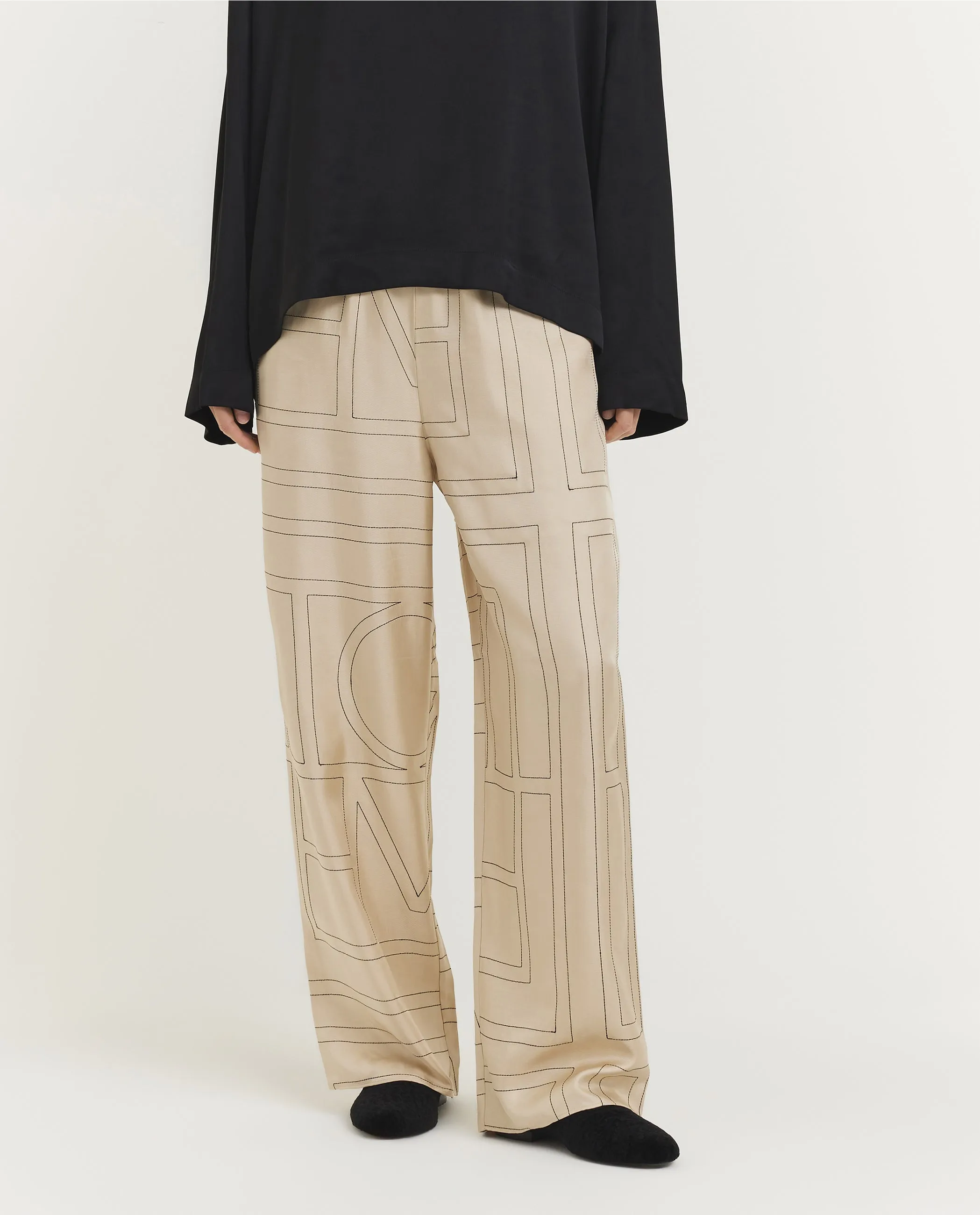 Zijden Monogram Broek sold by Pauw Amsterdam product image thumbnail 2