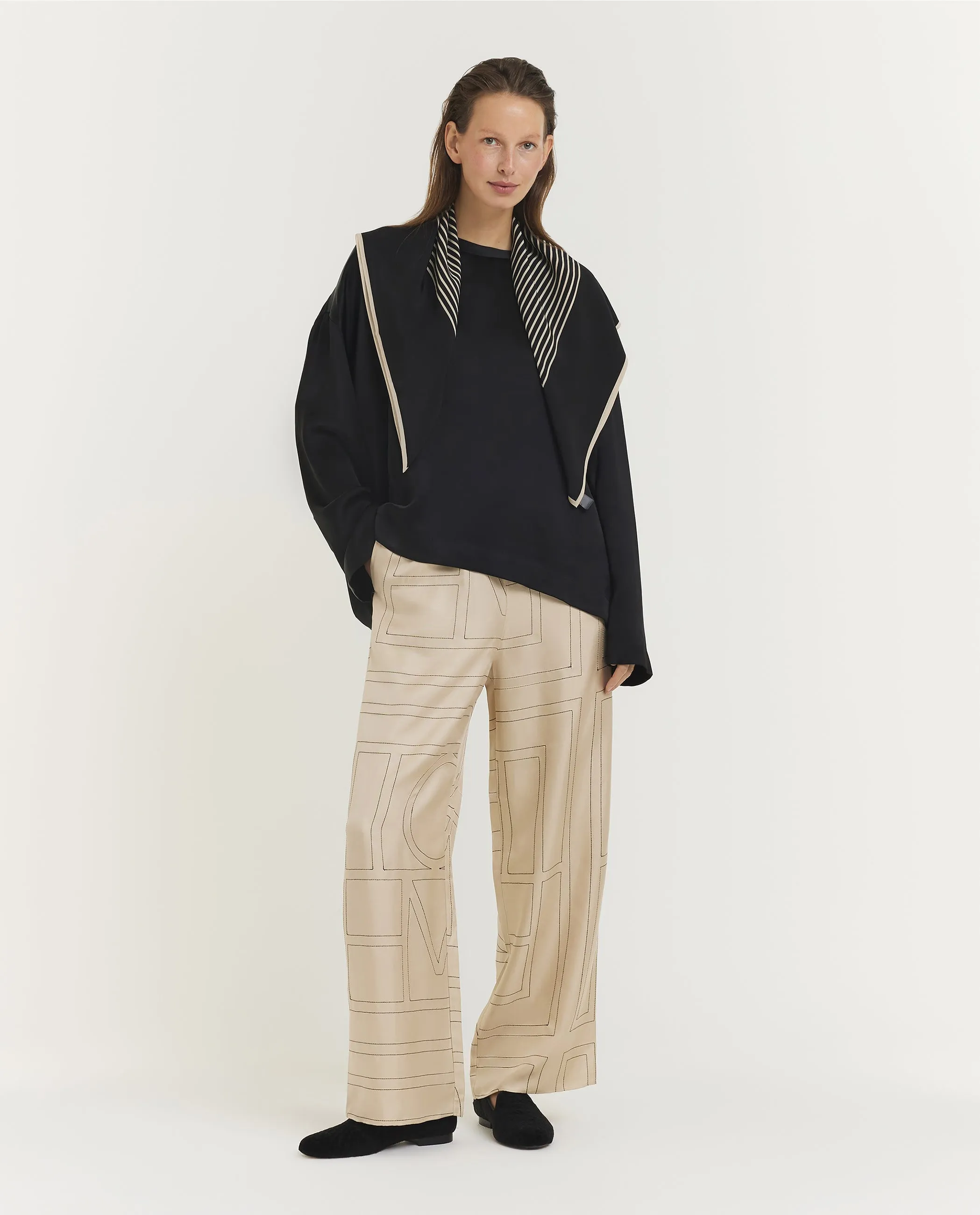 Zijden Monogram Broek sold by Pauw Amsterdam